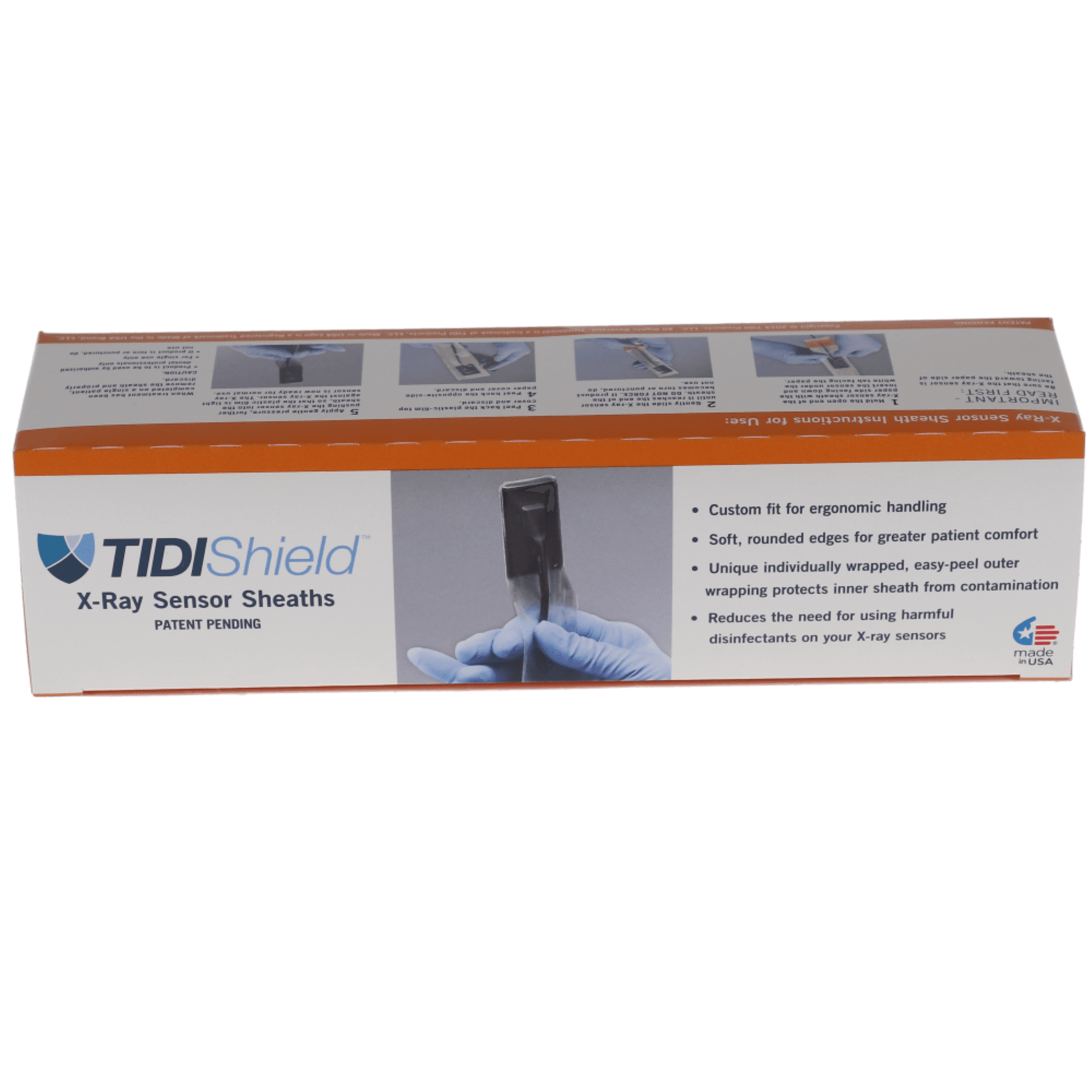 TIDIShield X-Ray Sensor Sheath for Schick CDR Elite, Size 2, Latex-Free, 500/Box, 20825 thumbnail 3