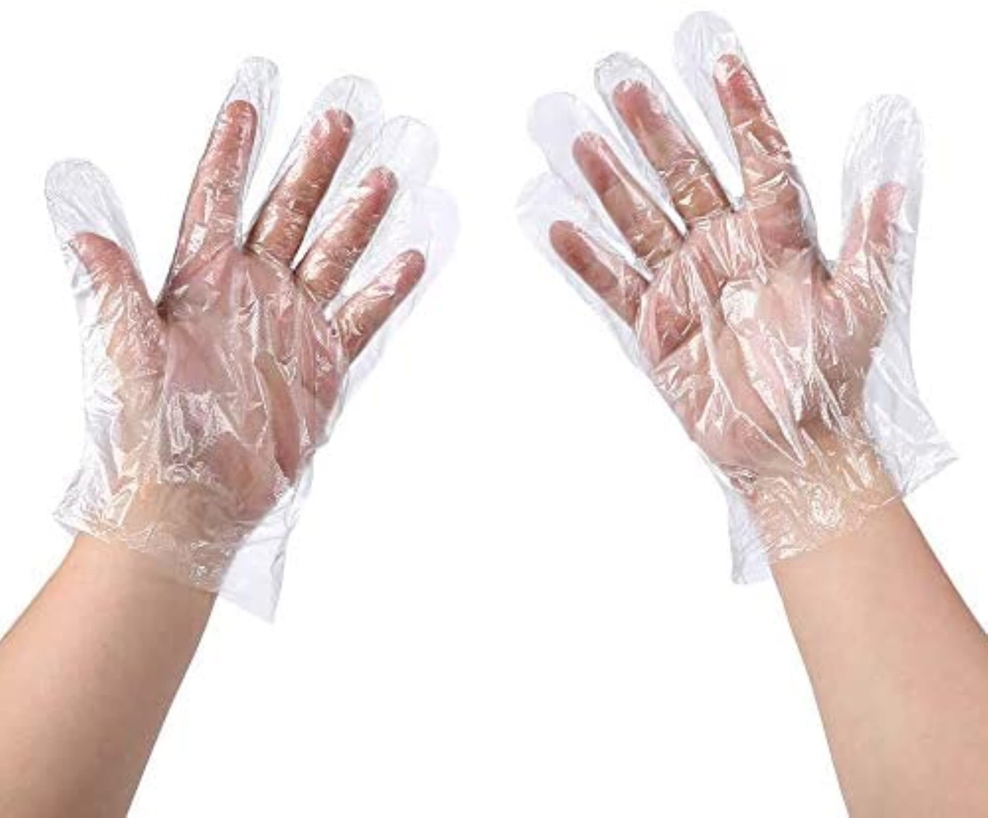 Latindo® Disposable Plastic Overgloves, Medium, Clear, Ambidextrous, 100/Box, 900LX-M thumbnail 2
