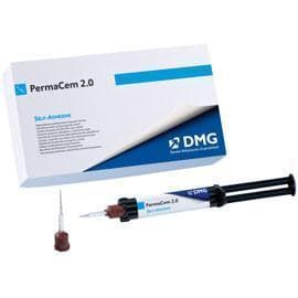 PermaCem 2.0 Smartmix Transparent Self-Adhesive Dual-Cure Luting Cement, 9 g Syringe with 15 Standard Mixing Tips and 5 Endo Tips, 213368 thumbnail 2