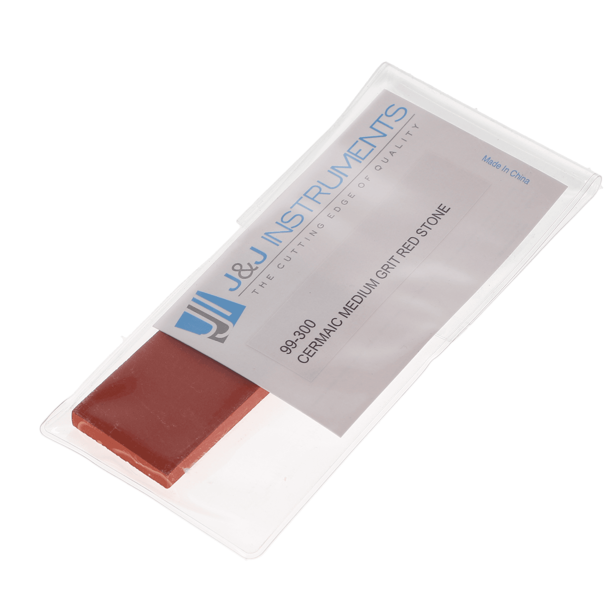 J&J Instruments Ceramic Sharpening Stone, Medium Grit, Red, 1/Pk, IN99-300 thumbnail 4