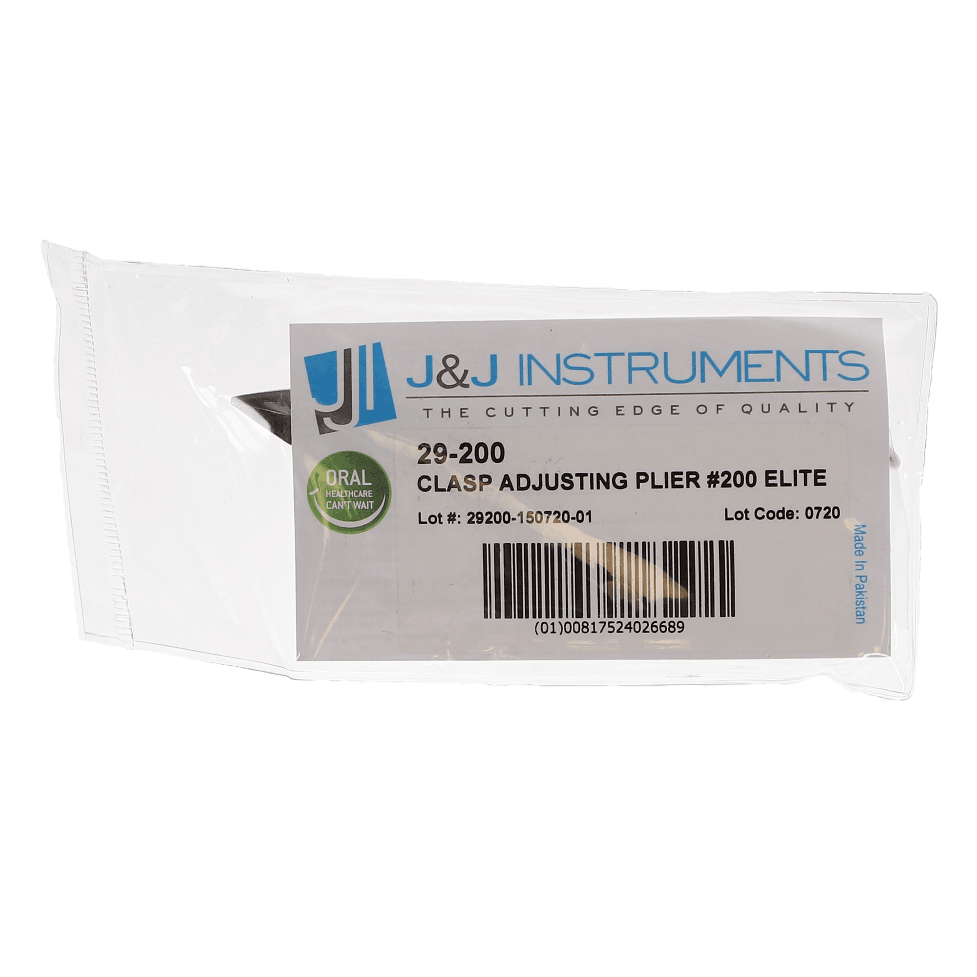 J&J Instruments Elite Clasp Adjusting Plier #200, Three Jaw, 29-200 thumbnail 4