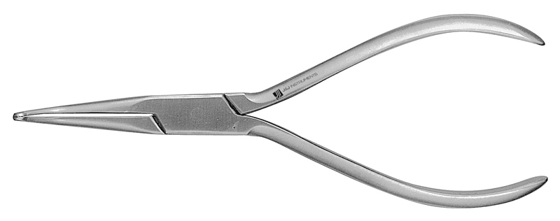 J&J Instruments How Plier #111, Curved, Orthodontic, 09-111 - How Plier #111 Curved, 09-111 - Image 1