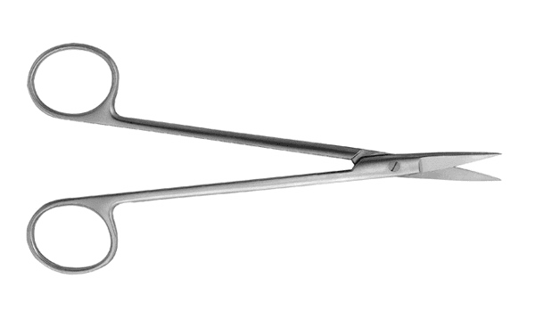 Kelly Scissors 6.25" Straight Serrated, Stainless Steel, 12-275 - Kelly Scissor 6.25'' Straight Serr, 12-275 - Image 1