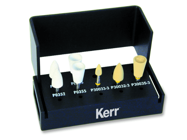 Kerr CeraGlaze Intra-Oral Porcelain Polishing Logic Set, RA Shank, 7 Polishers, LS-503 thumbnail 2