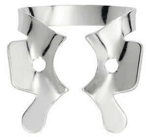 Hygenic HySolate Gloss Finish Winged Rubber Dam Clamp #8, General Purpose Upper Molar, 1/Pk, H02760 thumbnail 2