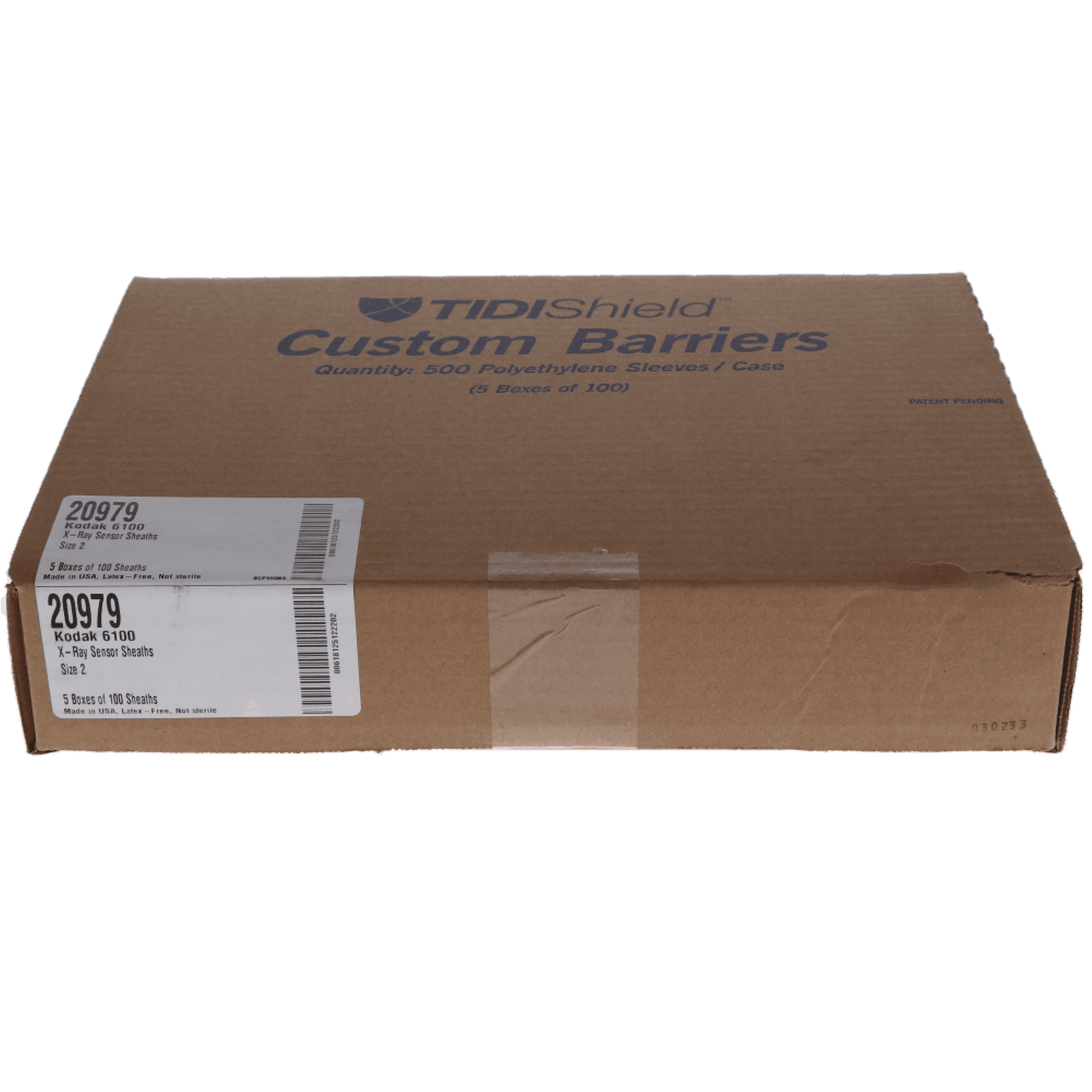 Tidi Custom Digital X-ray Sensor Sheaths, for Carestream 6100 (Kodak), Size 2, Latex-Free, 500/Pk, 20979 thumbnail 4