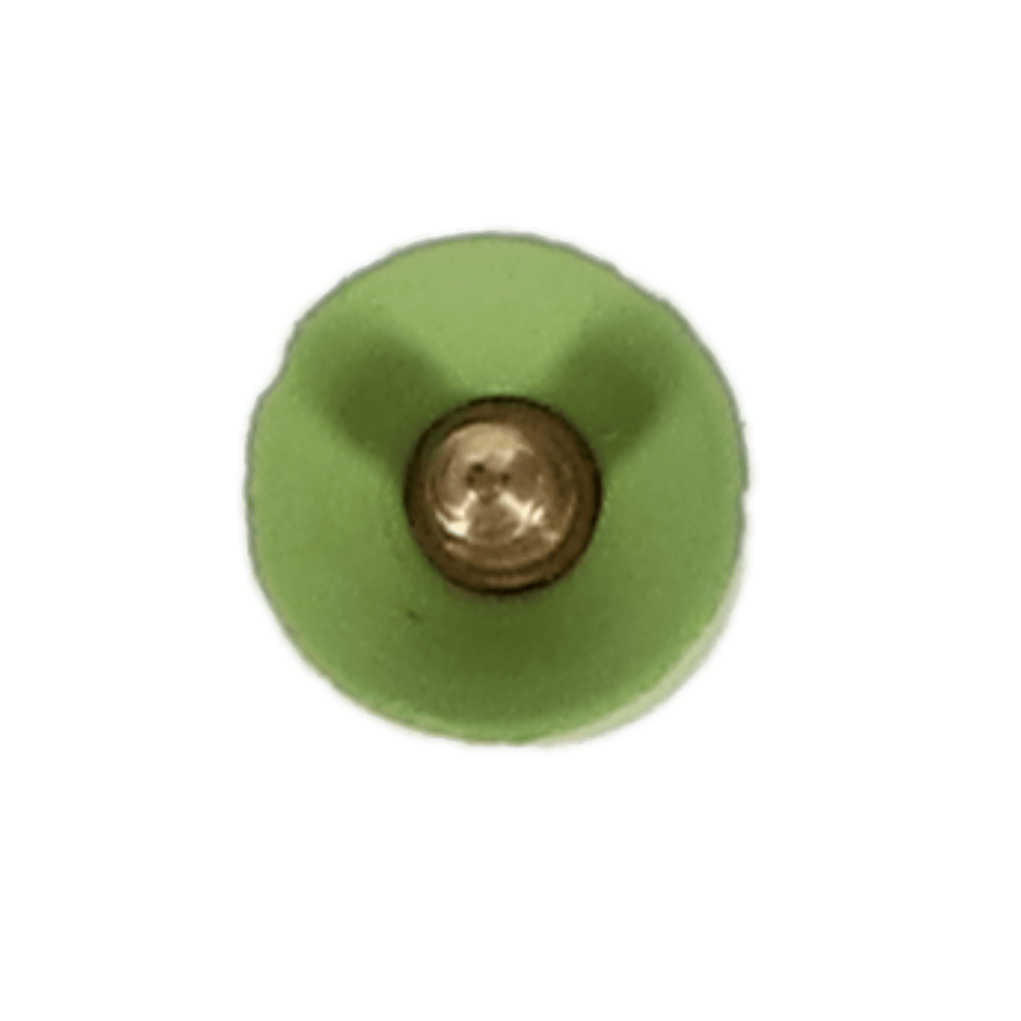 Densco Prophy Cups, LF, Screw Shank, Soft Rubber with Reverse Helix Rib, Dynamo Green, 144/Pk, 85148 thumbnail 3
