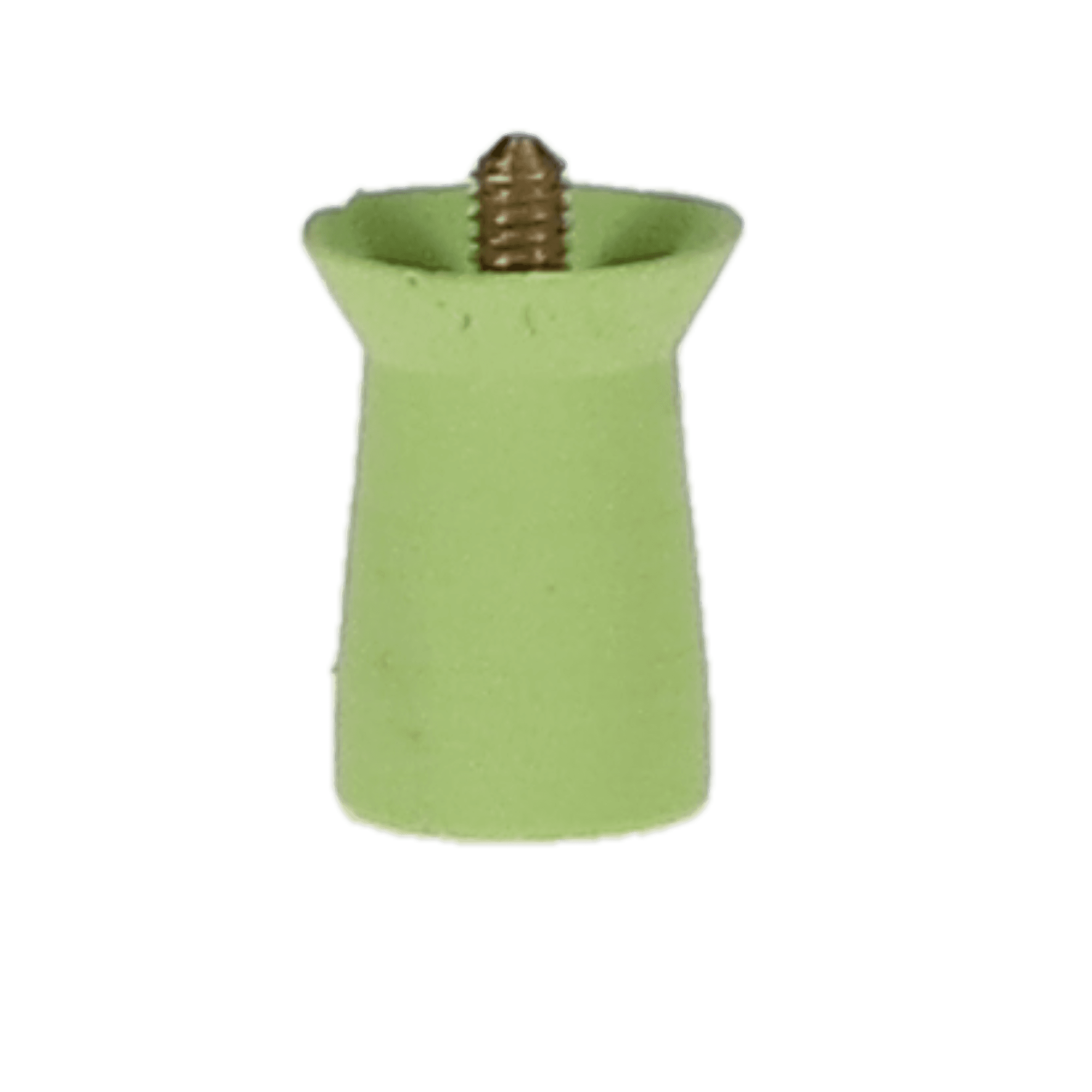 Densco Prophy Cups, LF, Screw Shank, Soft Rubber with Reverse Helix Rib, Dynamo Green, 144/Pk, 85148 thumbnail 5