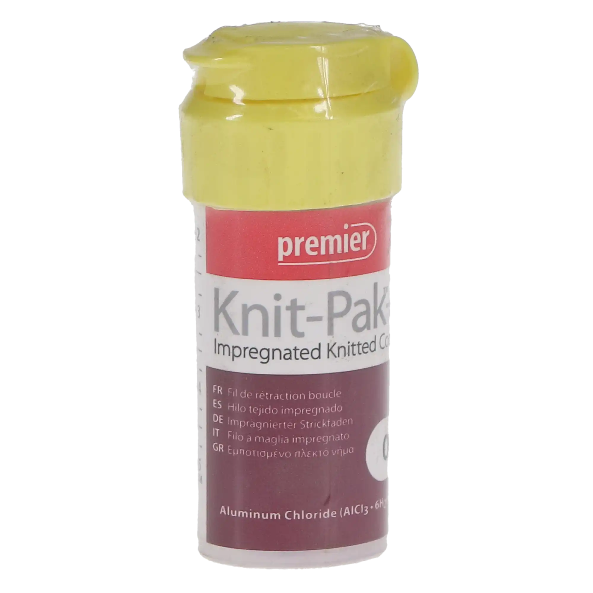 Knit-Pak+ Impregnated Knitted Retraction Cord, Aluminum Chloride, Size #0, Purple, 100", 1/Pk, 9007563 thumbnail 2