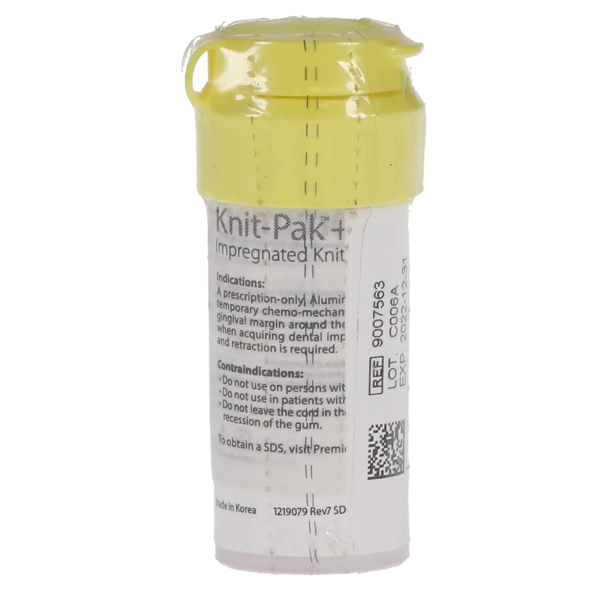 Knit-Pak+ Impregnated Knitted Retraction Cord, Aluminum Chloride, Size #0, Purple, 100", 1/Pk, 9007563 thumbnail 3