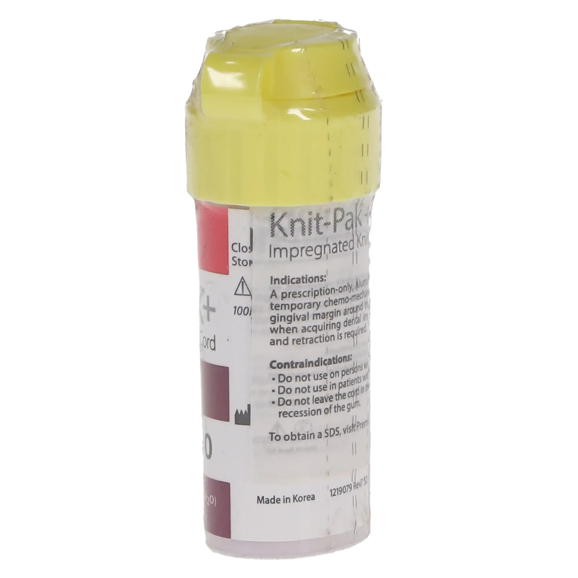 Knit-Pak+ Impregnated Knitted Retraction Cord, Aluminum Chloride, Size #0, Purple, 100", 1/Pk, 9007563 thumbnail 5