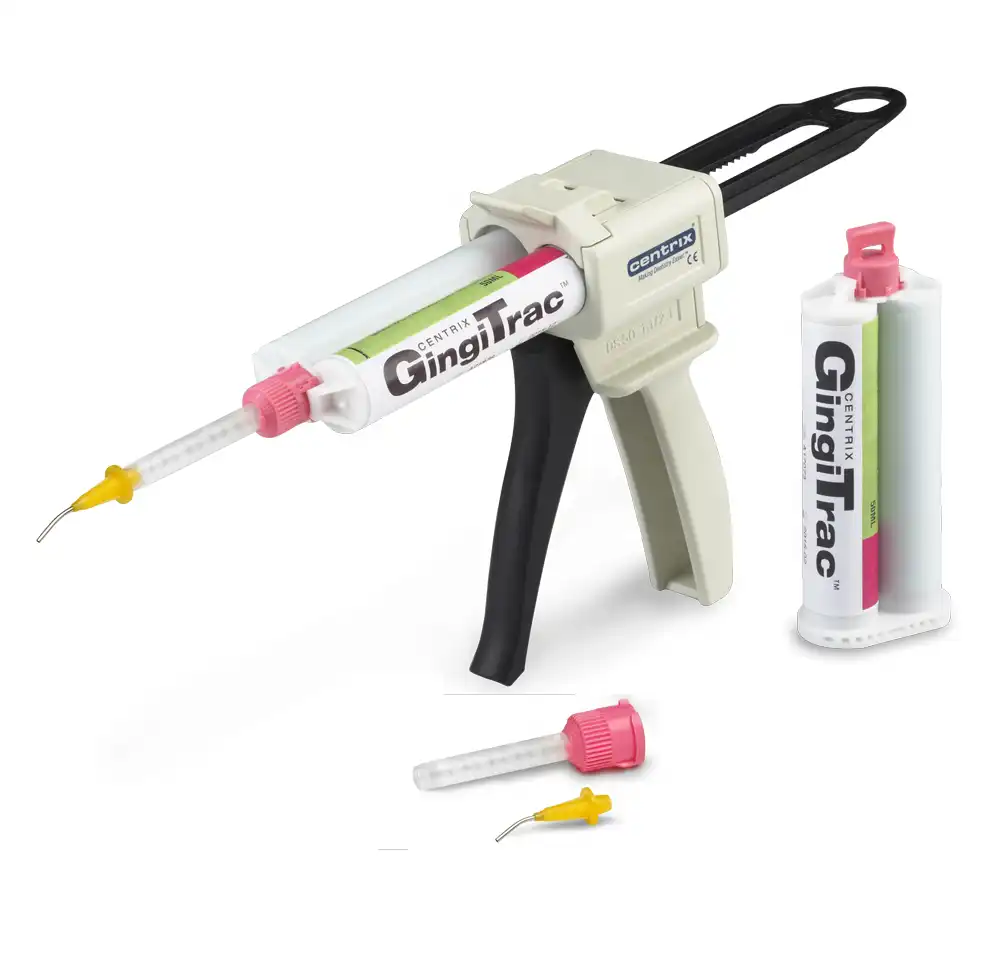 GingiCap Compression Caps Refill Kit, Large, 40 Caps with Mixing Tips & Dispensing Needles, 360104 thumbnail 2