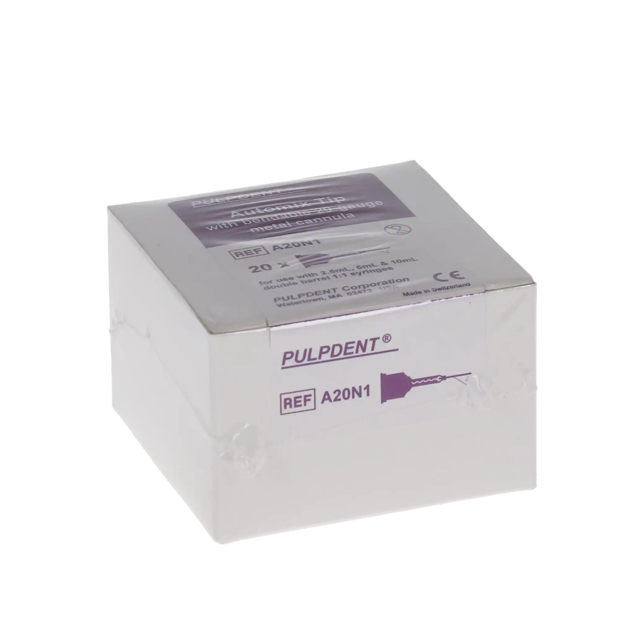 ACTIVA BioACTIVE Automix Tips, Clear with Bendable 20-Gauge Metal Cannula, 20/Pk, A20N1 thumbnail 9