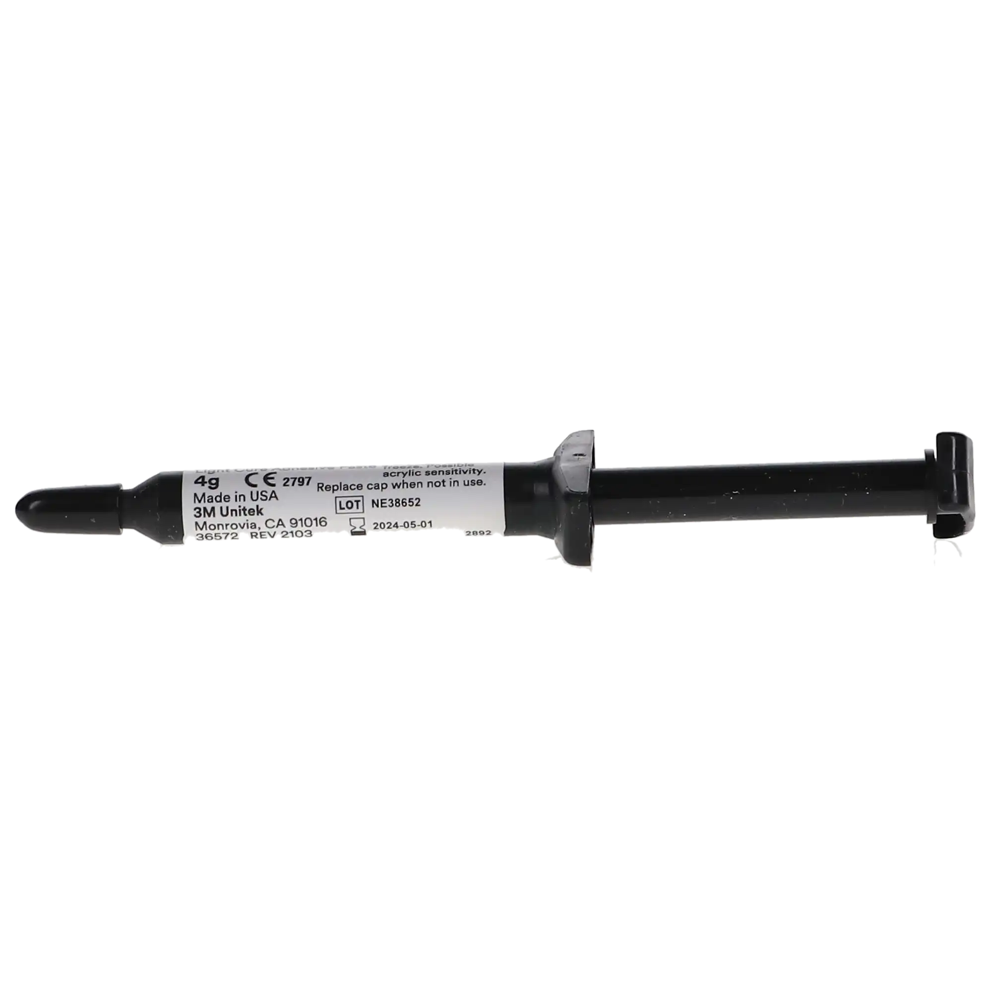 3M Transbond XT Light Cure Adhesive Syringe Kit, 712-035, Includes 2 x 4g Syringes, 6ml Primer, Brush Holder, 60 Brush Tips thumbnail 2