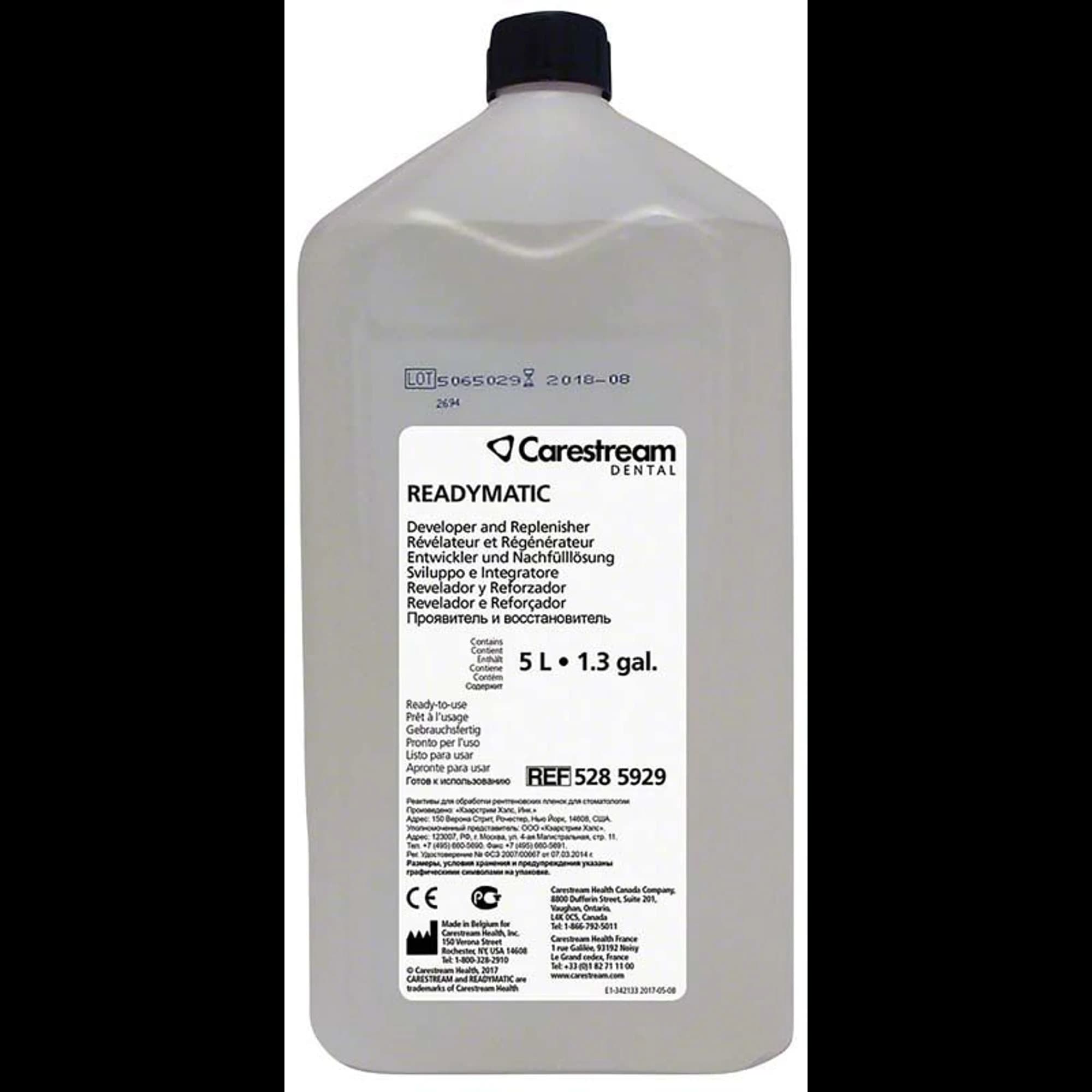 Readymatic Pre-Mixed Dental Developer & Fixer Value Pack, 5 L Each, 2/Pk, 8606873 thumbnail 3