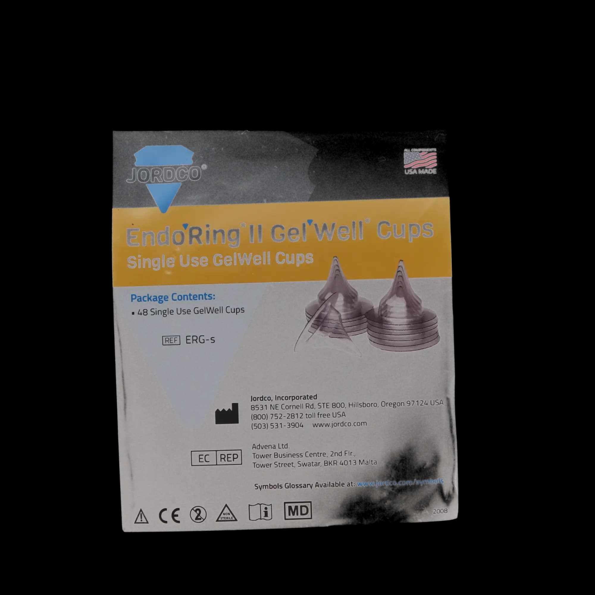 Jordco EndoRing II Single-Use GelWell Cups, 0.65 mL, 48/Pkg, ERG-S thumbnail 4
