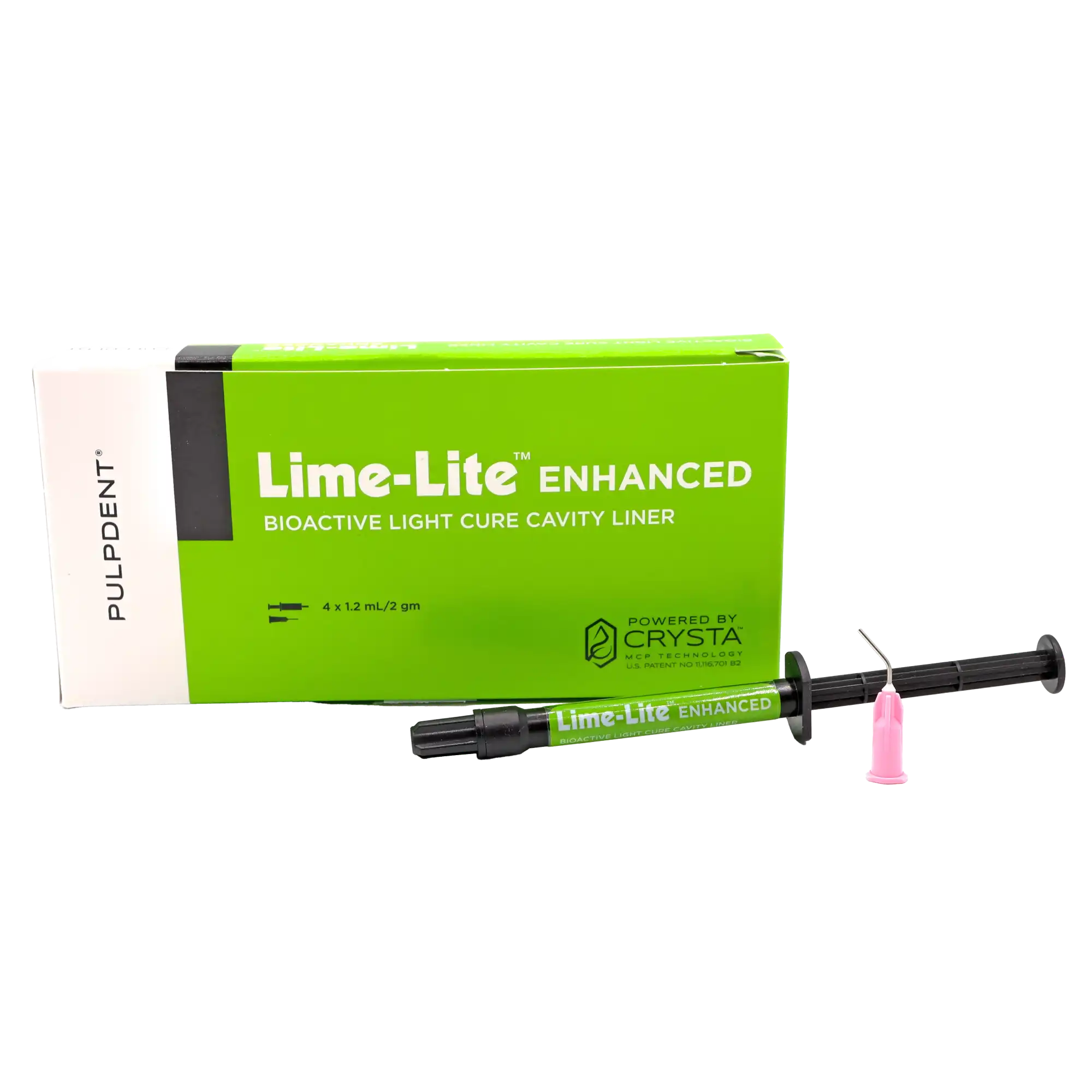 Pulpdent Lime-Lite Enhanced Light Cure Cavity Liner, 1.2 mL Syringe Kit, 4/Pk, LLE thumbnail 11