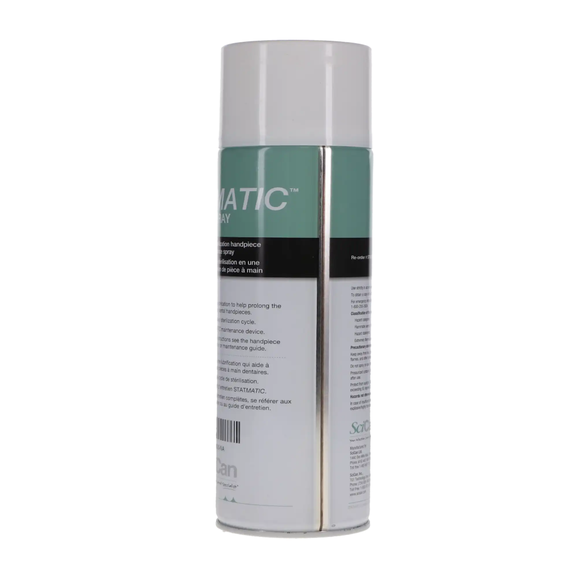 Statmatic Cleaning & Lubricating Spray for Handpiece Maintenance Units, 500 mL Can, STM500-6NA thumbnail 2