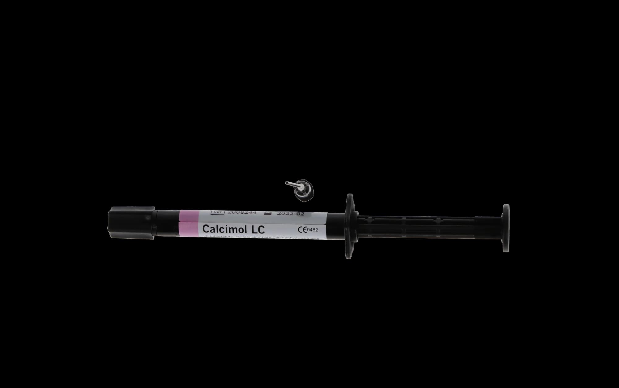VOCO Calcimol LC Light-Cure Calcium Hydroxide Liner Paste, Radiopaque, 2.5g NDT Syringe, 2/Pk, Ref 1307 - Calcimol LC, Syringe, 2.5 g, 2/Pk, 1307 - Image 1