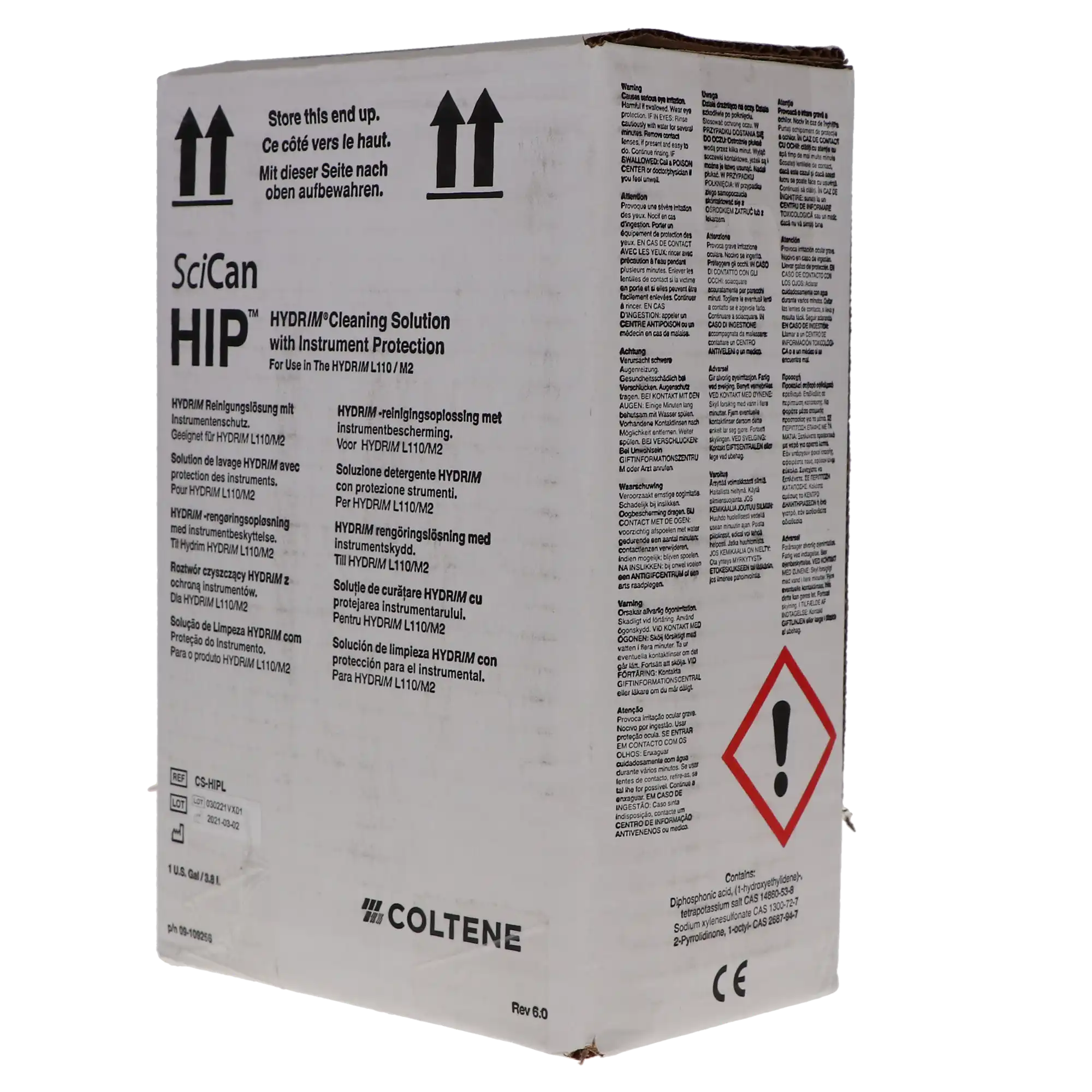 SciCan HIP Hydrim Cleaning Solution, 3.8 L Bottles, 2/Case, CS-HIPL thumbnail 8