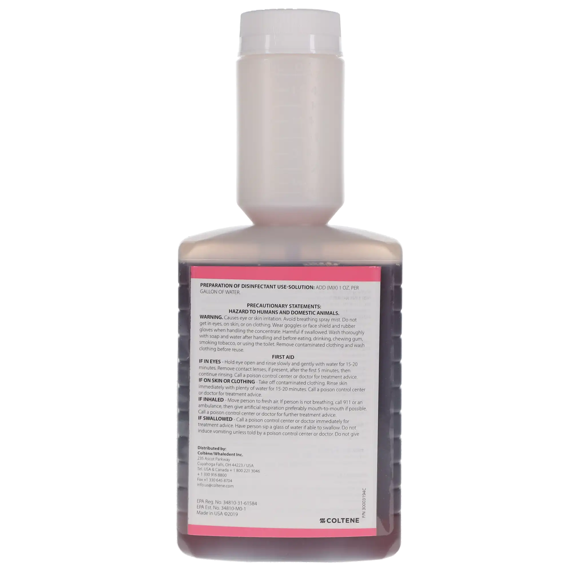 BioSonic UC42 Germicidal Ultrasonic Cleaning Solution Concentrate, 16 oz MeterDose Bottle, Makes 16 Gallons, UC42 thumbnail 7