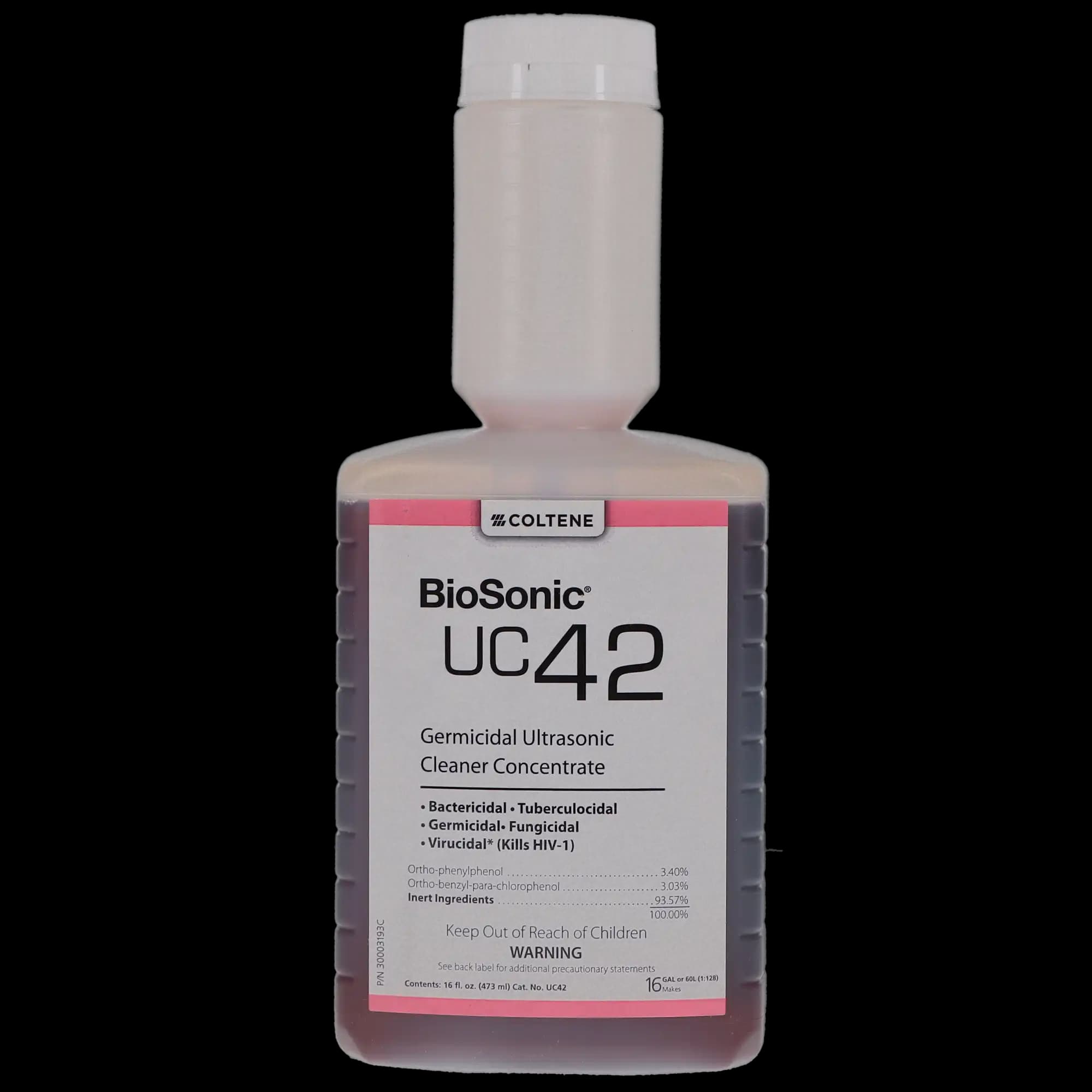 BioSonic UC42 Germicidal Ultrasonic Cleaning Solution Concentrate, 16 oz MeterDose Bottle, Makes 16 Gallons, UC42 thumbnail 9
