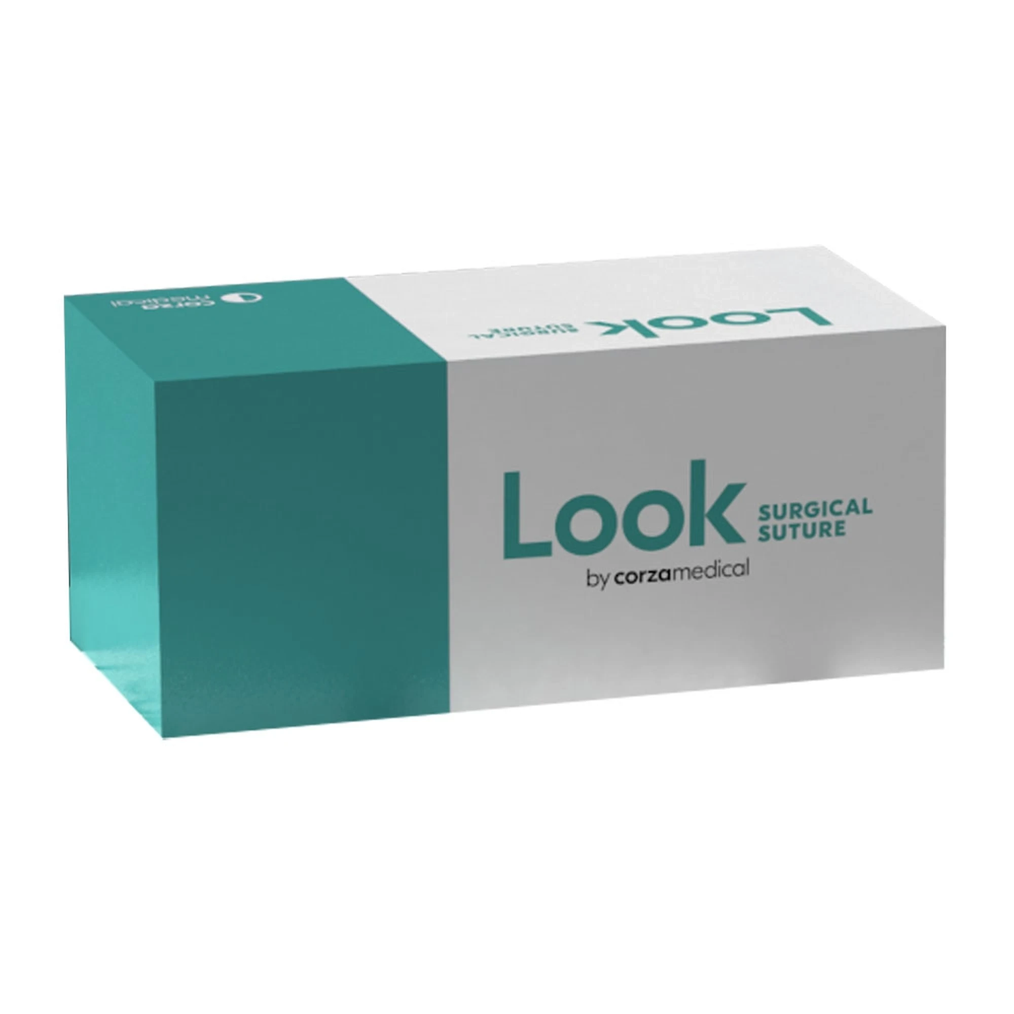 LOOK™ Sharpoint™ Silk Braided Non-Absorbable Suture, 3-0, C-6 Reverse Cutting 3/8 Circle Needle, 18mm, Black, 30"/75cm, 12/Box, 768B thumbnail 2