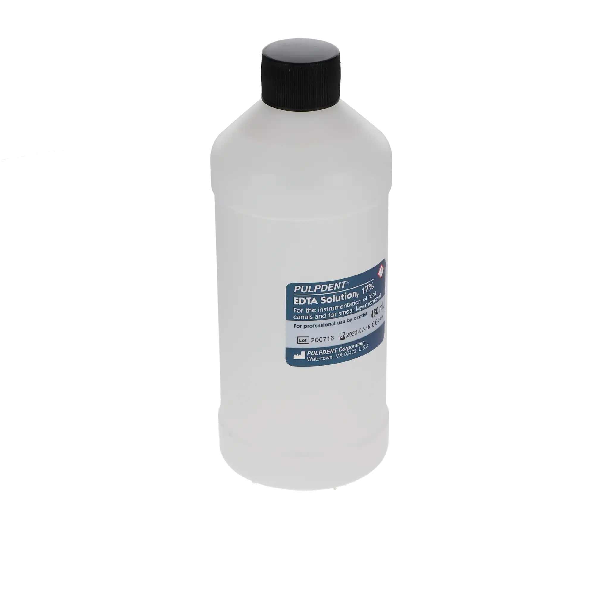 Pulpdent EDTA 17% Solution, Buffered Neutral pH Chelating Agent, 480 mL (16 oz) Bottle, EDTA480 thumbnail 4