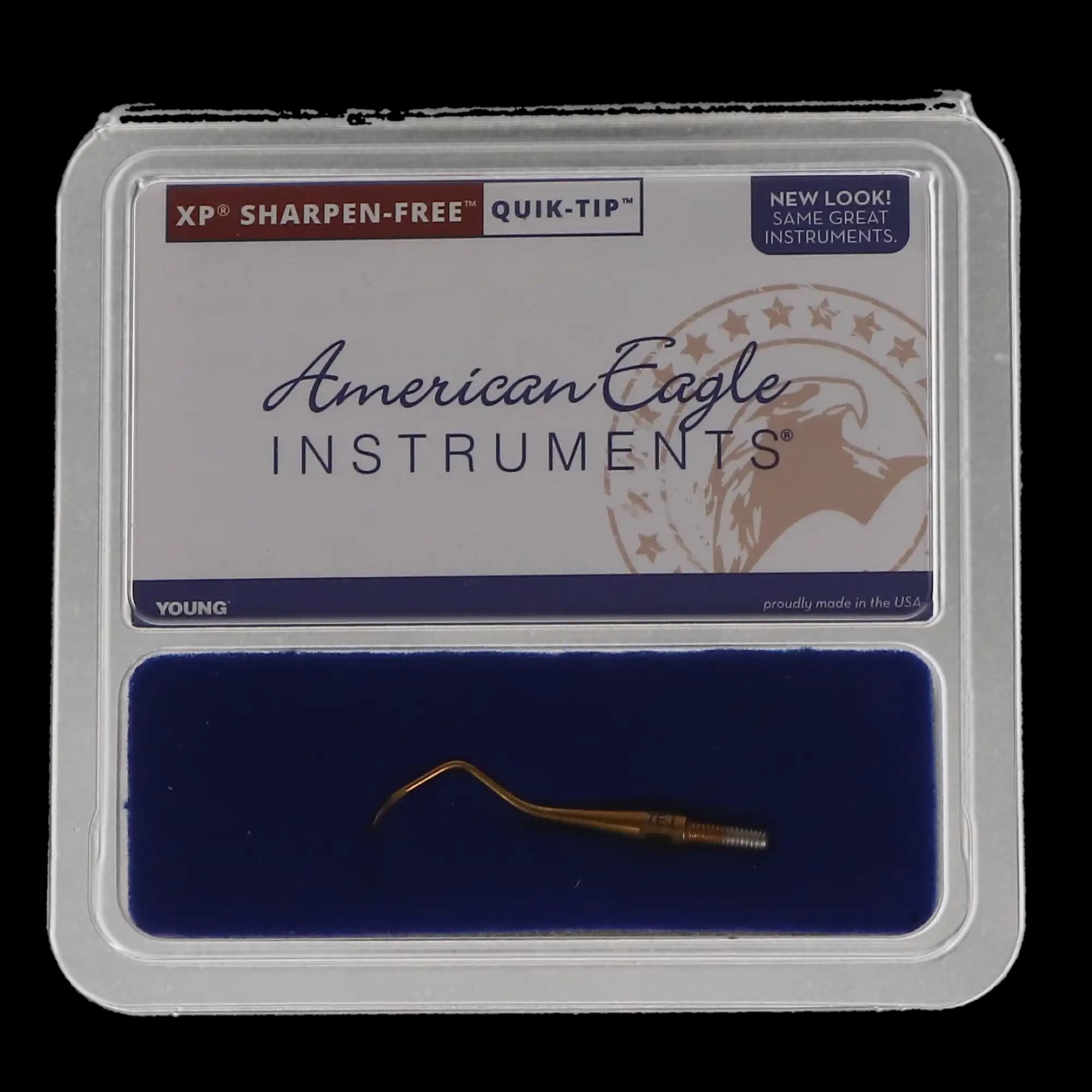American Eagle Pro Thin XP Quik-Tip Curette, #5 Barnhart, Angle Posterior, Cone Socket, Stainless Steel, 1/Pk, AECB5TXPQT thumbnail 5