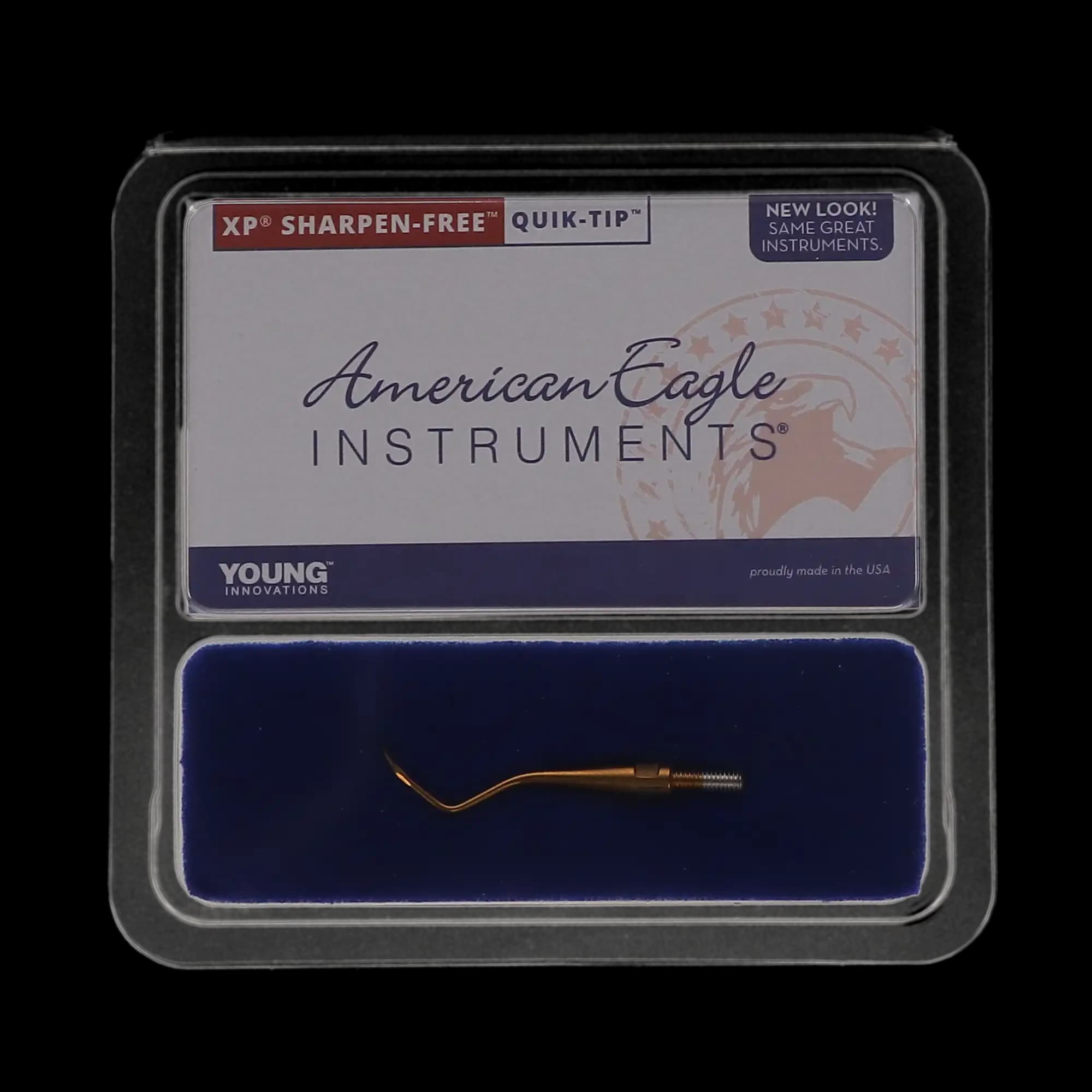 American Eagle Pro Thin XP Quik-Tip Curette, #6 Barnhart, Angle Posterior, Cone Socket, Stainless Steel, 1/Pk, AECB6TXPQT thumbnail 5
