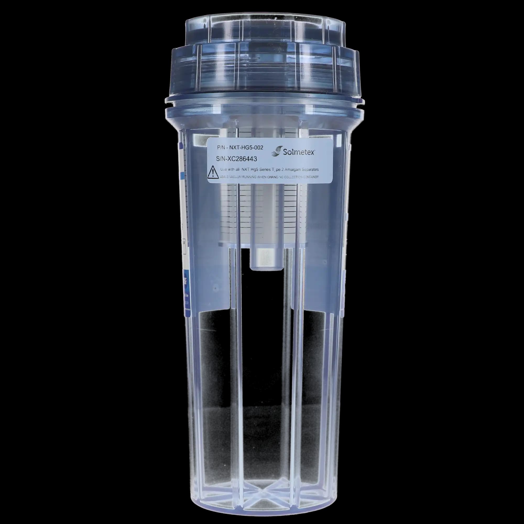 Solmetex NXT Hg5 Collection Container with Recycle Kit, NXT-HG5-002CR thumbnail 2