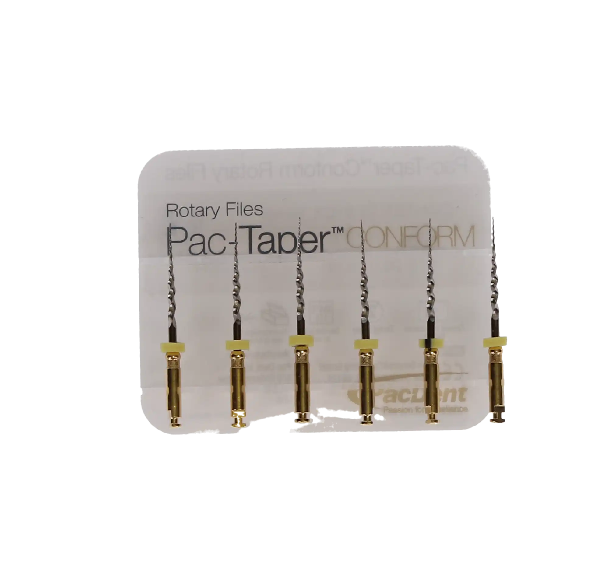 Pac-Taper Conform Nickel-Titanium Rotary Files, CX, 19 mm, 6/Pk, TFC19CX thumbnail 3