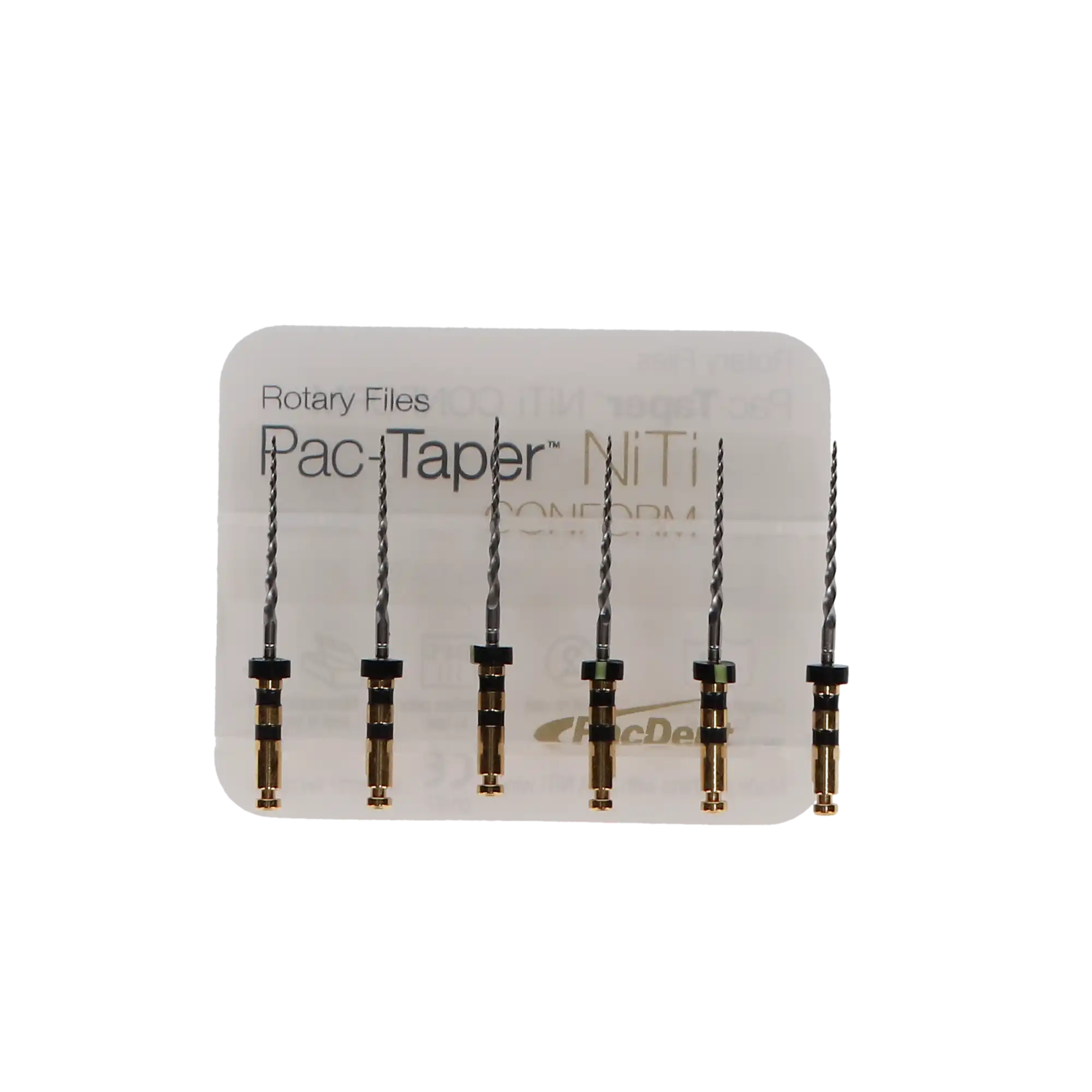Pac-Taper Conform Nickel-Titanium Rotary Files, A4, 21mm, 6/Pk, TFC21A4 thumbnail 3