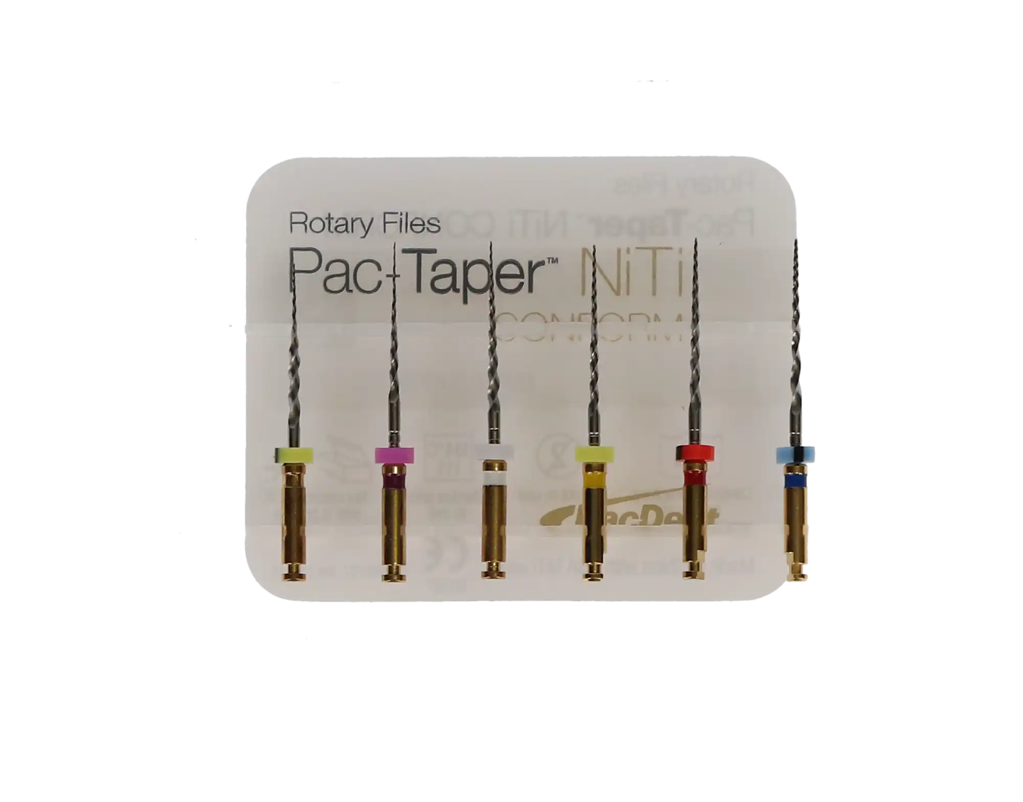 Pac-Taper Conform Nickel-Titanium Rotary Files, Assorted (CX, C1, C2, A1, A2, A3), 21mm, 6/Pk, TFC21AS thumbnail 4