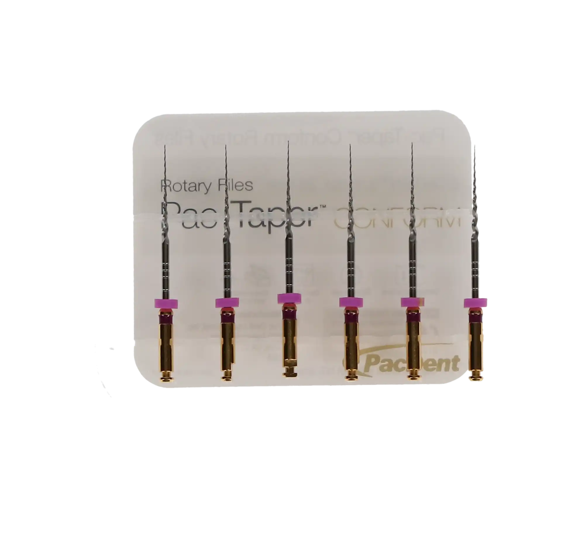 Pac-Taper Conform Nickel-Titanium Rotary Files, C1, 25mm, 6/Pk, TFC25C1 thumbnail 4