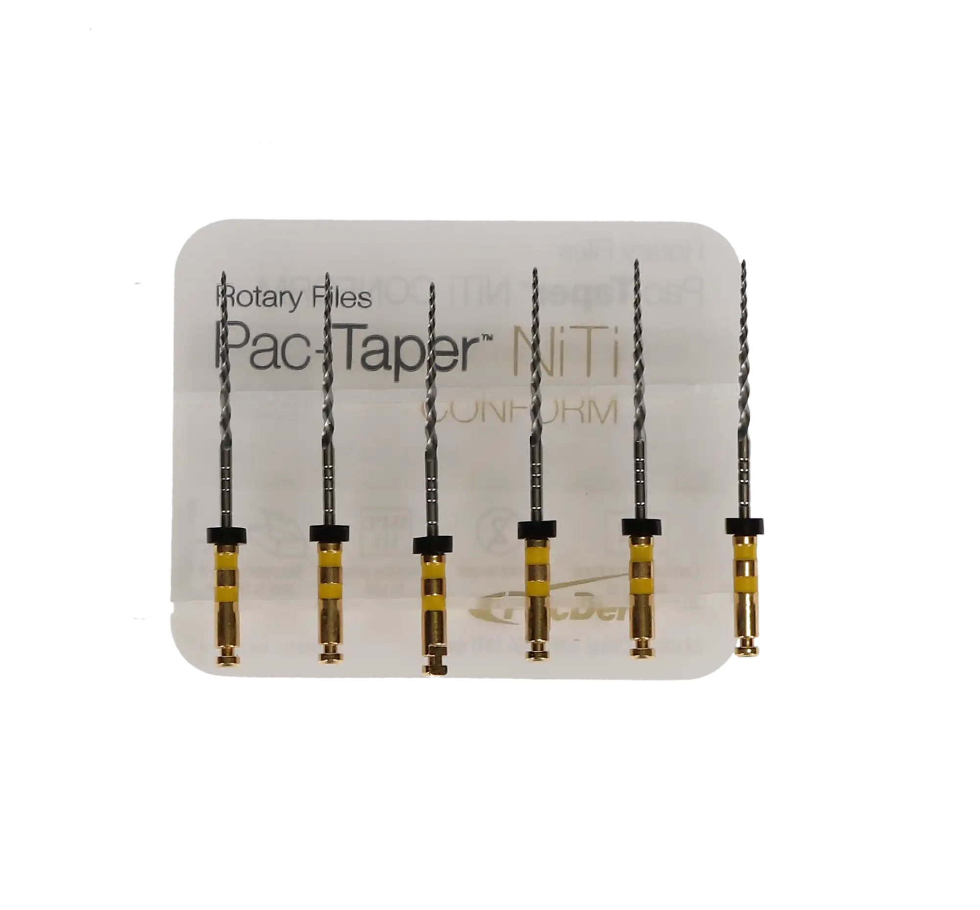 Pac-Taper Conform Nickel-Titanium Rotary Files, A5, 25mm, 6/Pk, TFC25A5 thumbnail 3