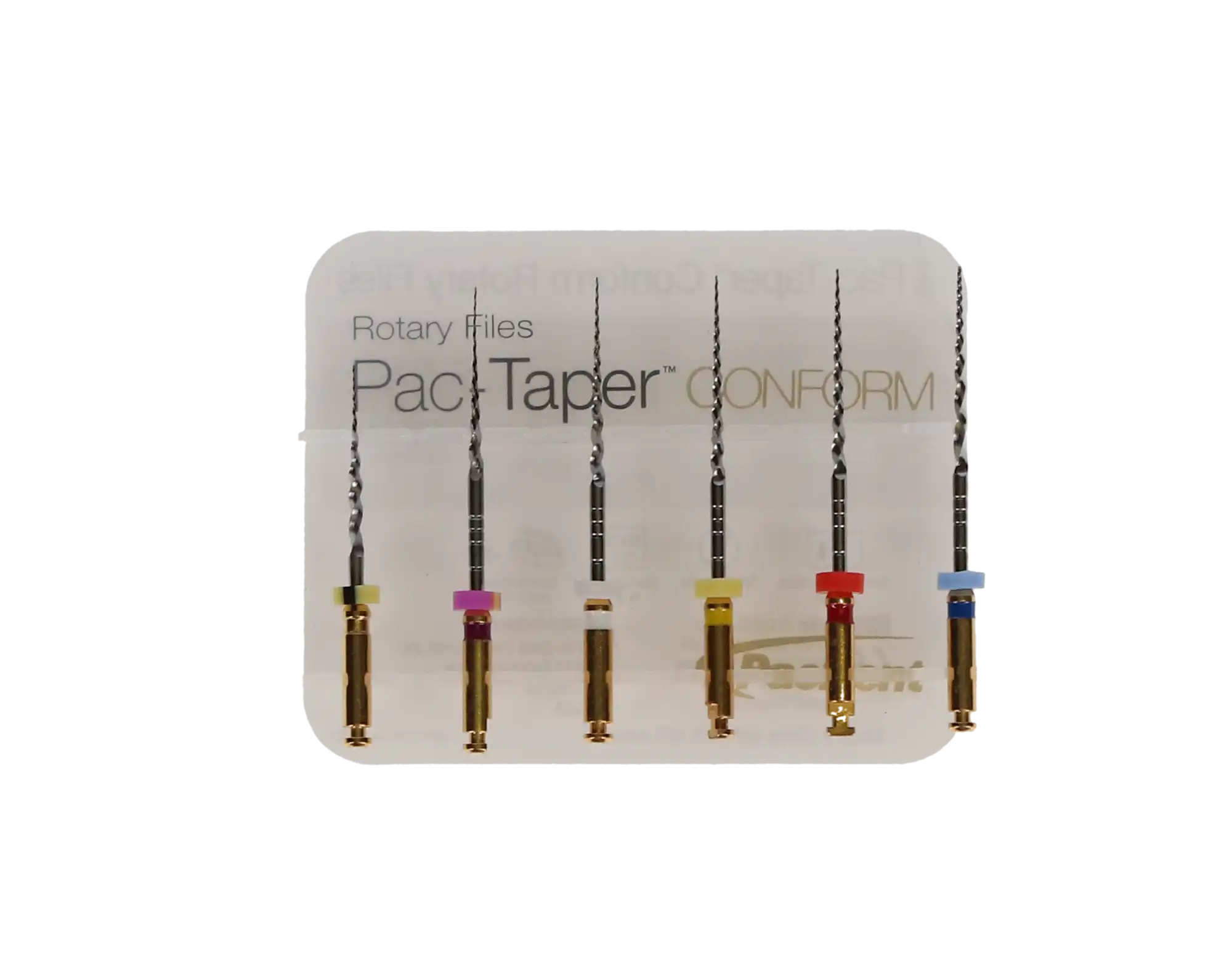 Pac-Taper Conform Nickel-Titanium Rotary Files, Assorted (CX, C1, C2, A1, A2, A3), 25mm, 6/Pk, TFC25AS thumbnail 4
