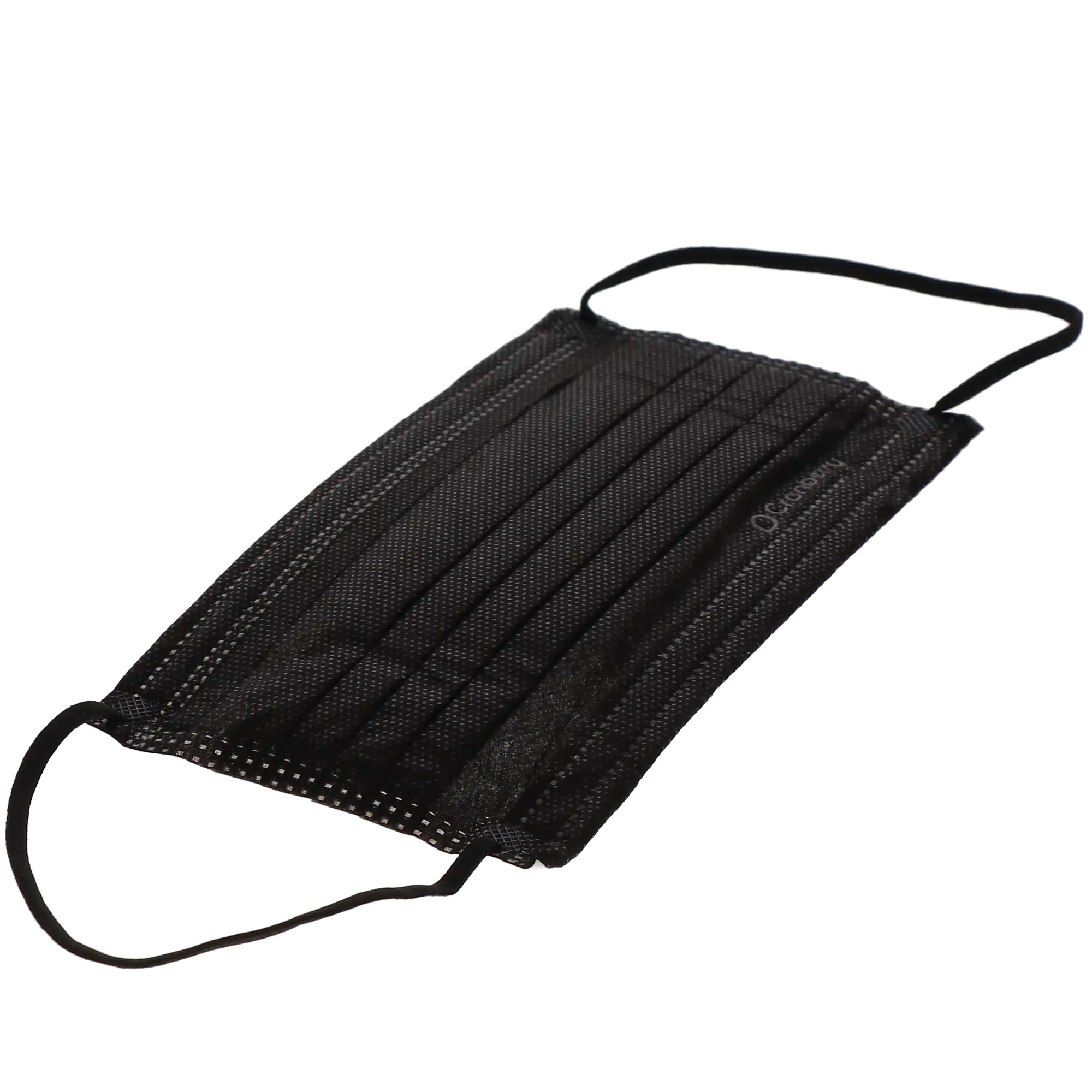 Cranberry Carbon ASTM Level 3 Earloop Face Mask, 4-Ply, Black, One Size, 50/Box, C2900K thumbnail 6