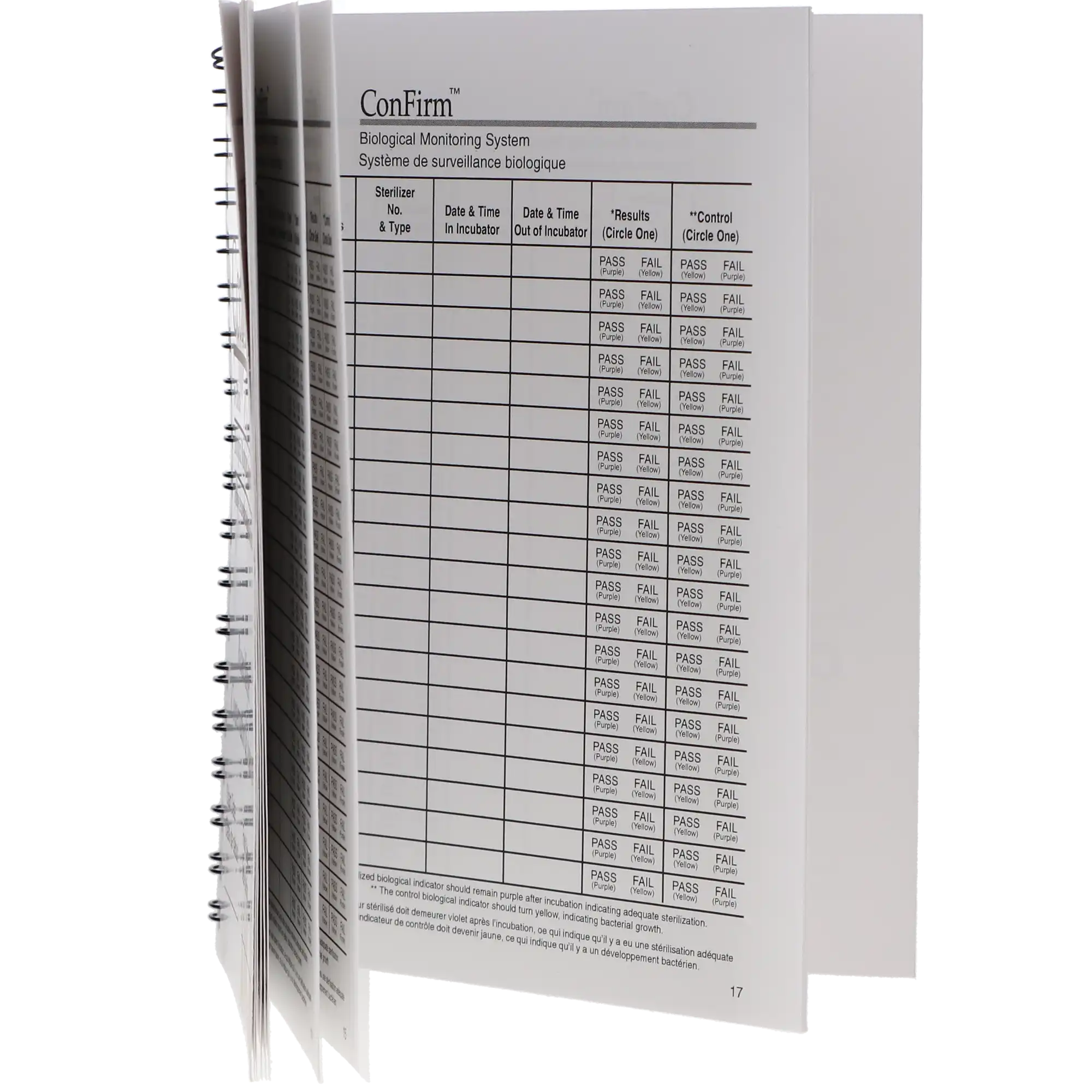 Crosstex ConFirm In-Office Biological Monitoring System, Record Keeper Booklet, CRK02, 1/Pk thumbnail 2
