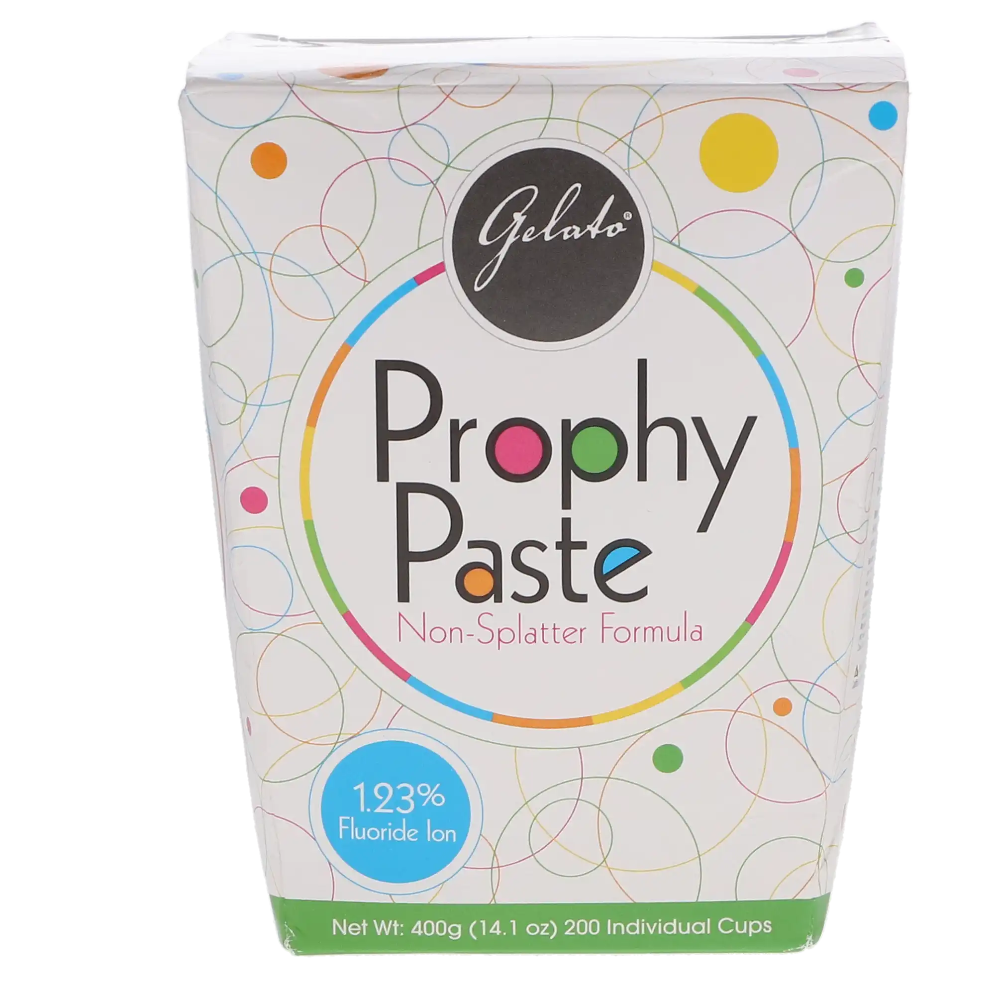 Gelato Prophy Paste with Fluoride, Coarse Grit, Mint, 2 g Unit Dose Cups, 200/Box, 24-03077 thumbnail 5