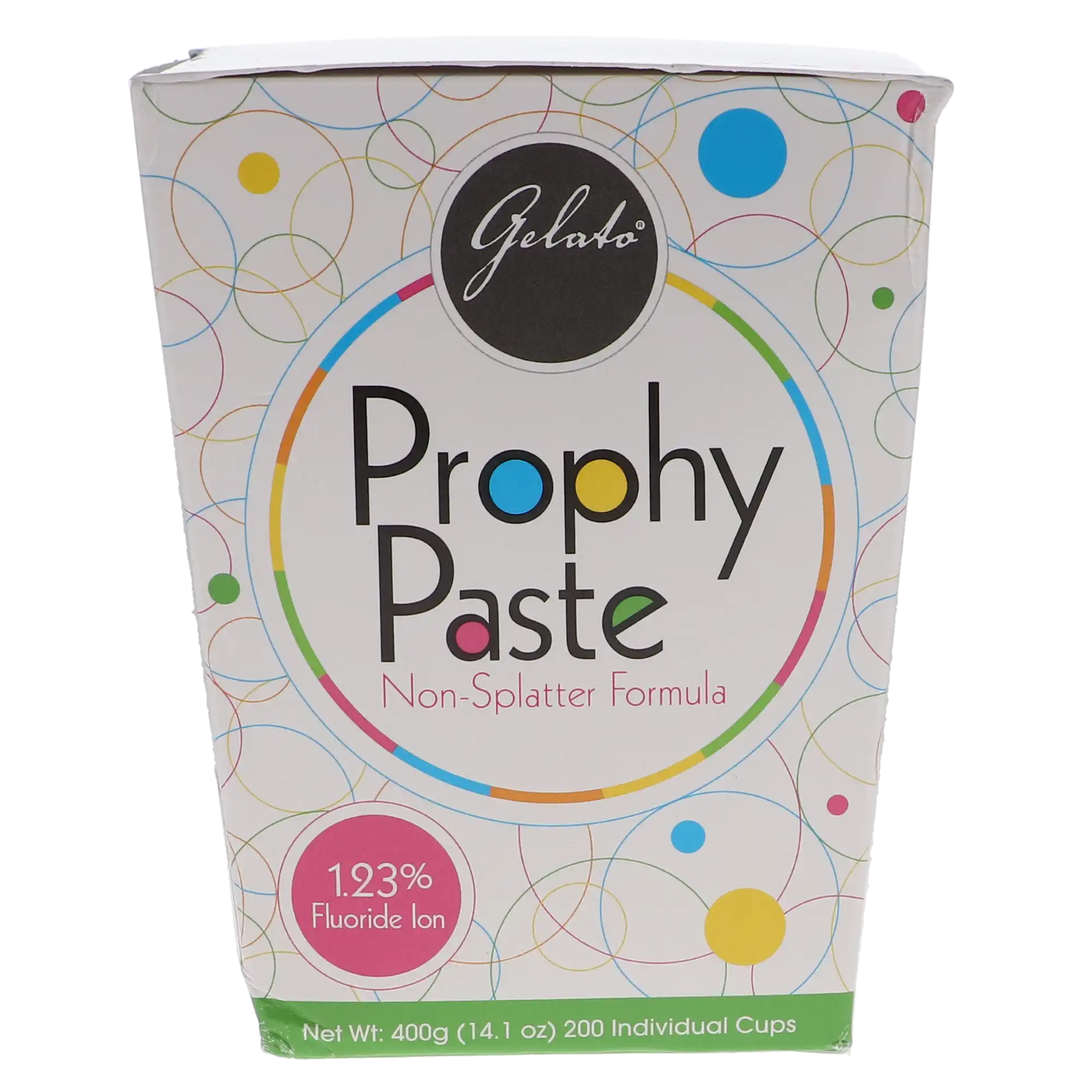 Gelato Prophy Paste with Fluoride, Extra Coarse Grit, Mint, 2 g Unit Dose Cups, 200/Box, 24-05177 thumbnail 4