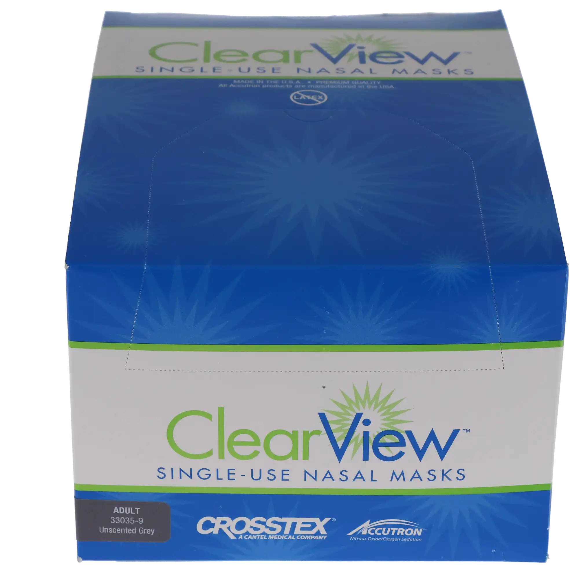 ClearView Single-Use Nasal Masks, Adult, Unscented, Grey, 12/Pk, 33035-9 thumbnail 13
