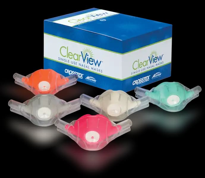 ClearView Single-Use Nasal Masks, Large Adult, French Vanilla, 12/Box, 33034-14 thumbnail 2