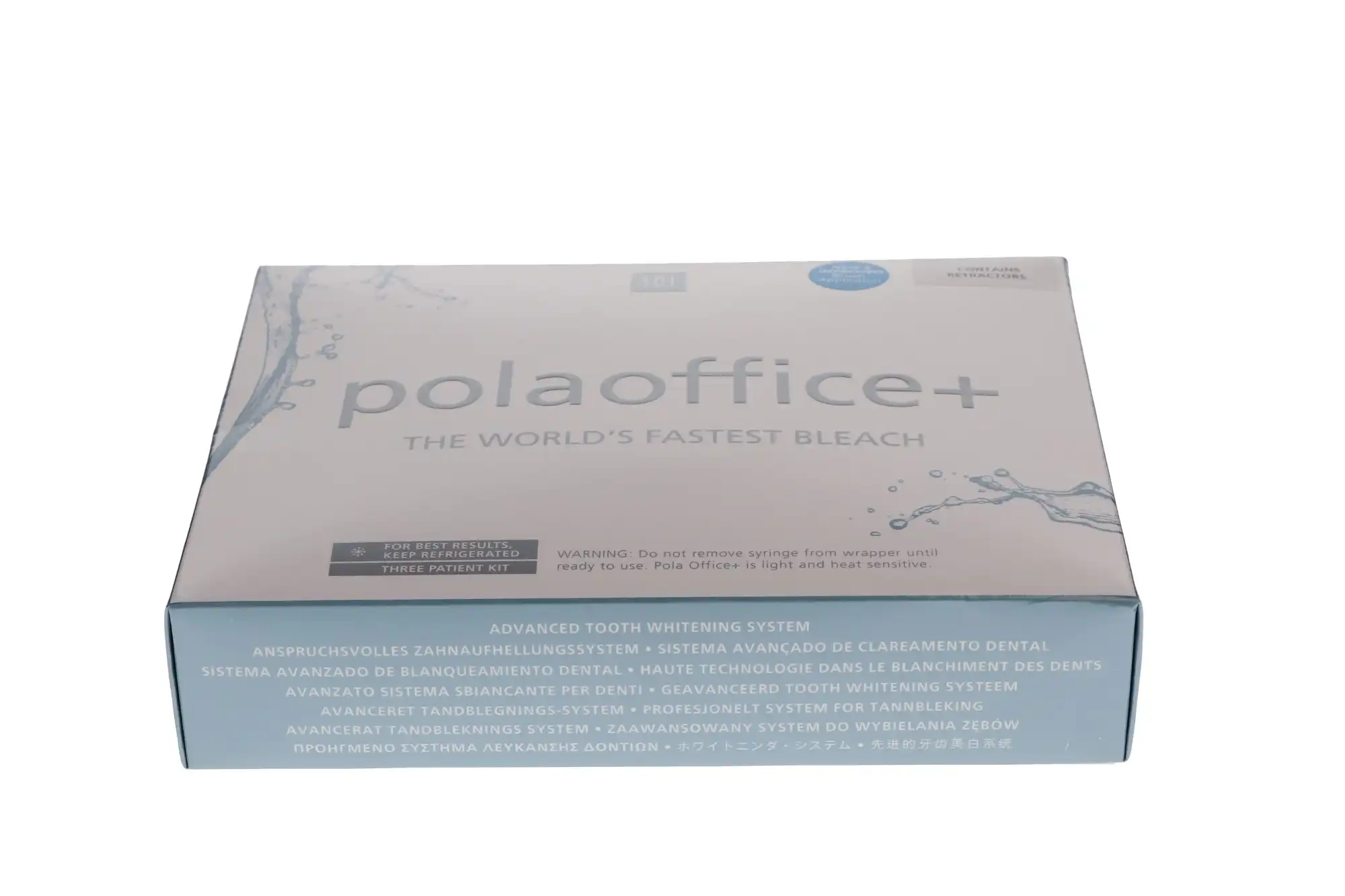 Pola Office+ In-Office Tooth Whitening System, 37.5% Hydrogen Peroxide, 3-Patient Kit with Retractors, 3 x 2.8 mL Syringes, 7700416 thumbnail 6
