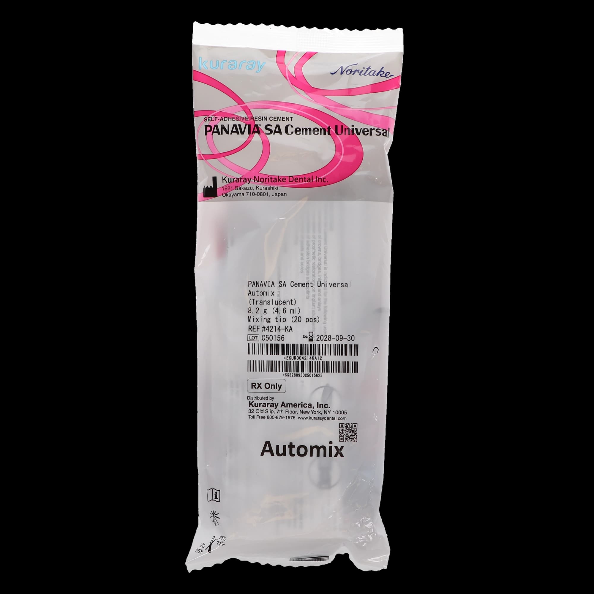 Panavia SA Cement Universal Automix Refill, Translucent, 4.6 mL Syringe with 20 Mixing Tips, 4214KA thumbnail 11