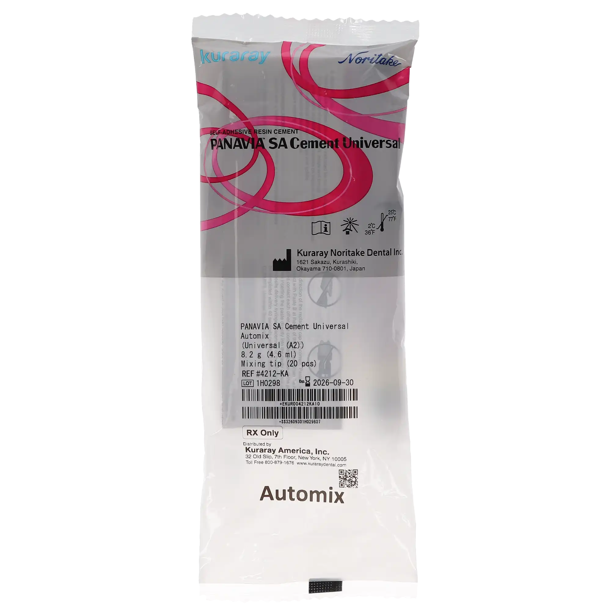 Panavia SA Cement Universal Automix Refill, Universal A2, 8.2 g (4.6 mL) Syringe with 20 Mixing Tips, 4212KA thumbnail 10