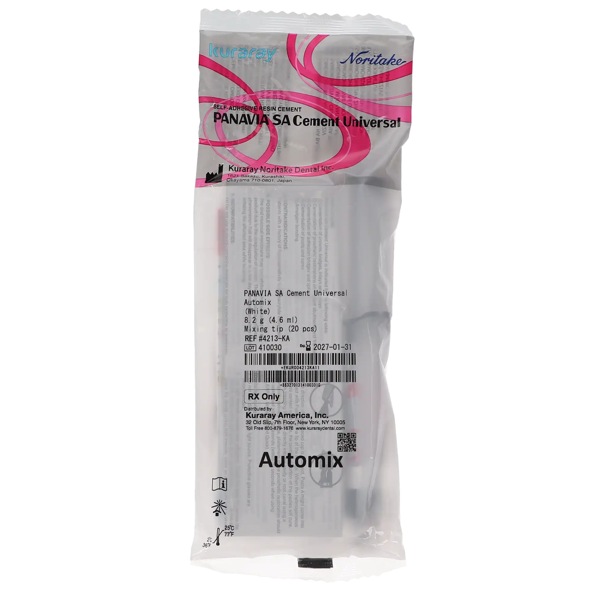 Panavia SA Cement Universal Automix Refill, White, 4.6 mL Syringe with 20 Mixing Tips, 4213KA thumbnail 10
