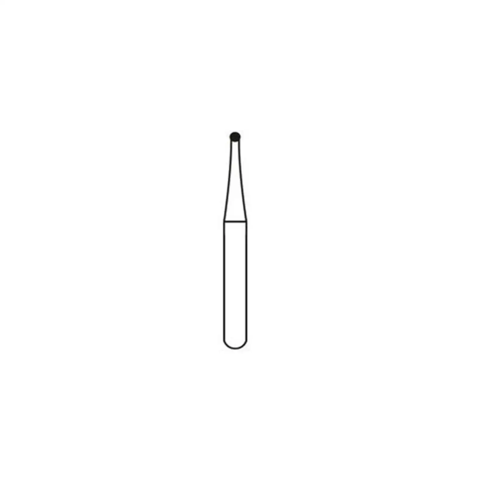 Alpen FGOS Carbide Surgical Bur, Round, #2, 1.0 mm, Friction Grip, 10/Pk, R500002 thumbnail 7