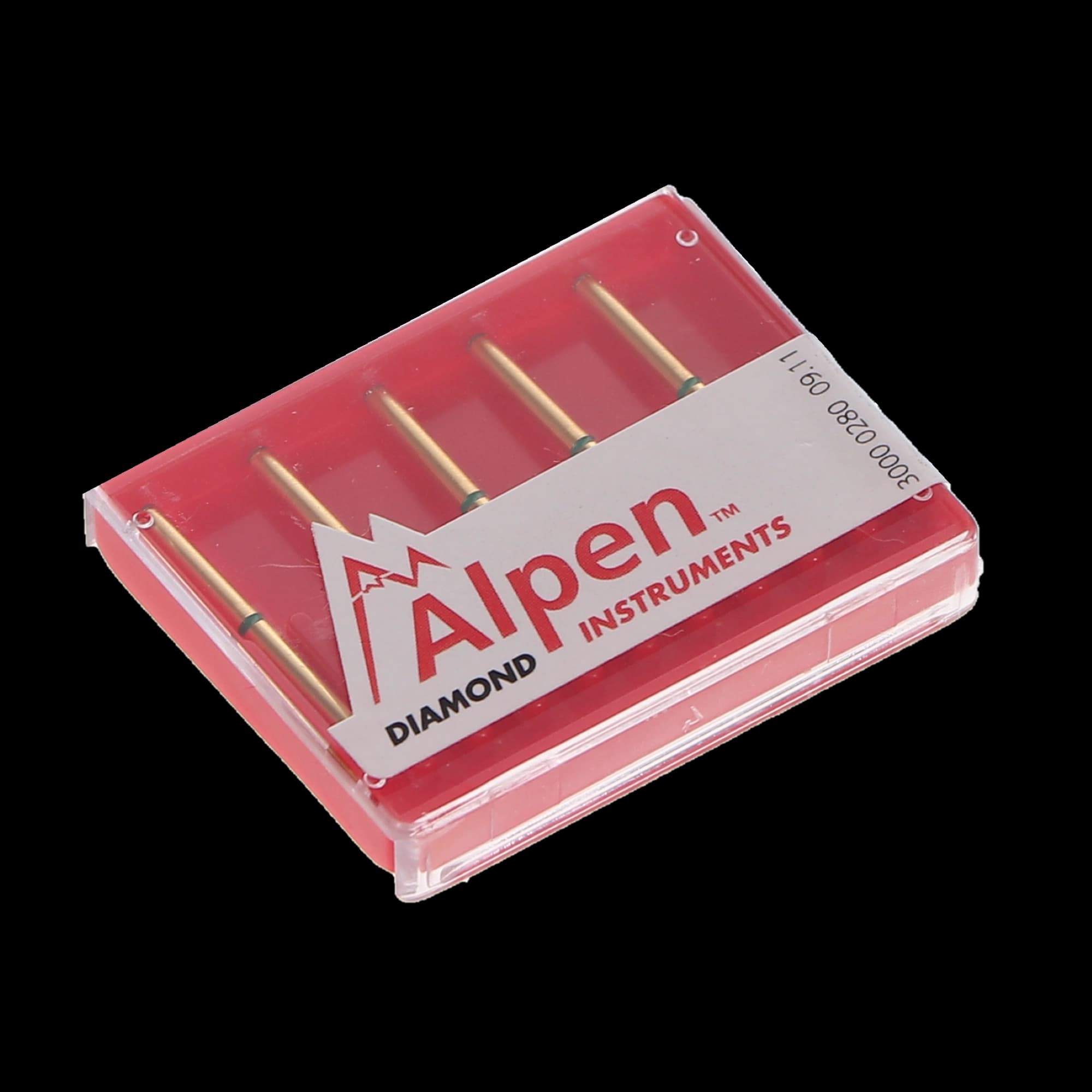 Alpen Multi-Use Diamond Bur, FG, End Cutting, #839, 1.4 mm, Coarse, 5/Pk, R839C014FG thumbnail 5