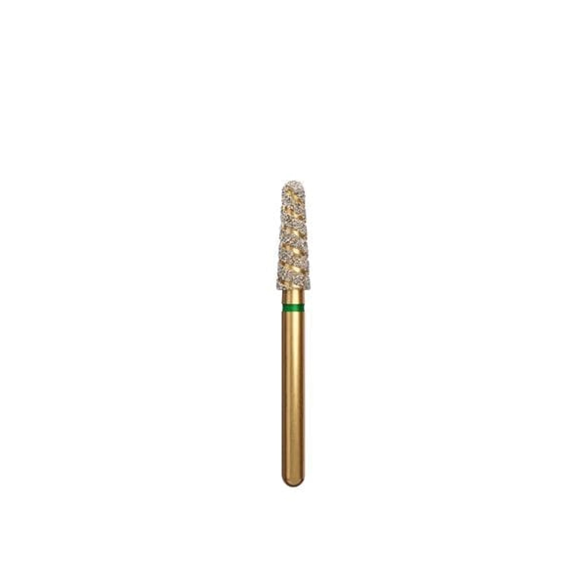 Alpen TurboCut Diamond Bur, FG, Round End Taper, Super Coarse, Black, #856-025SC, 2.5 mm, 5/Pk, 60032373 thumbnail 2
